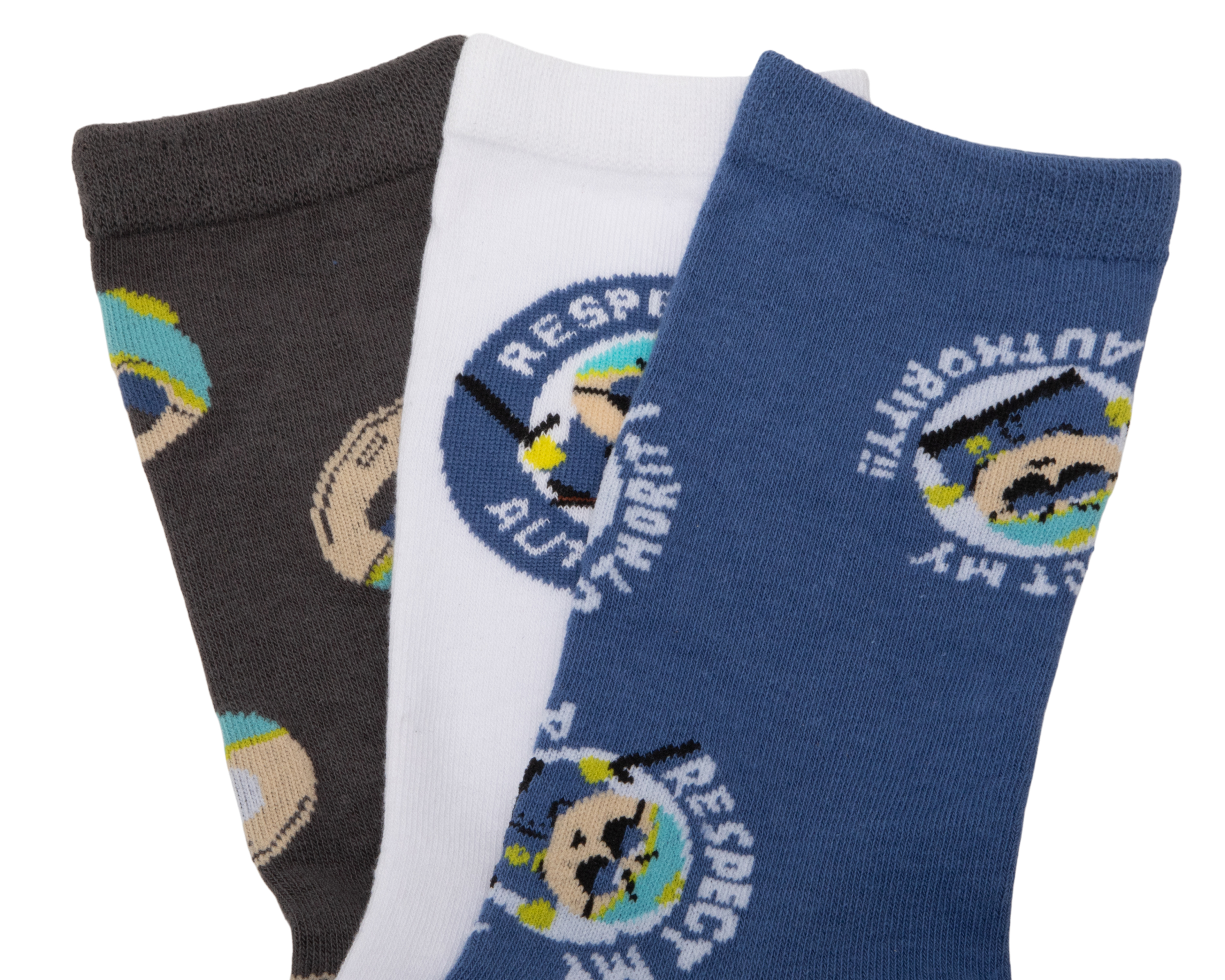 Foto 3 pulgar | Foto 2 | Calcetas Largas South Park para Hombre 3 Pares