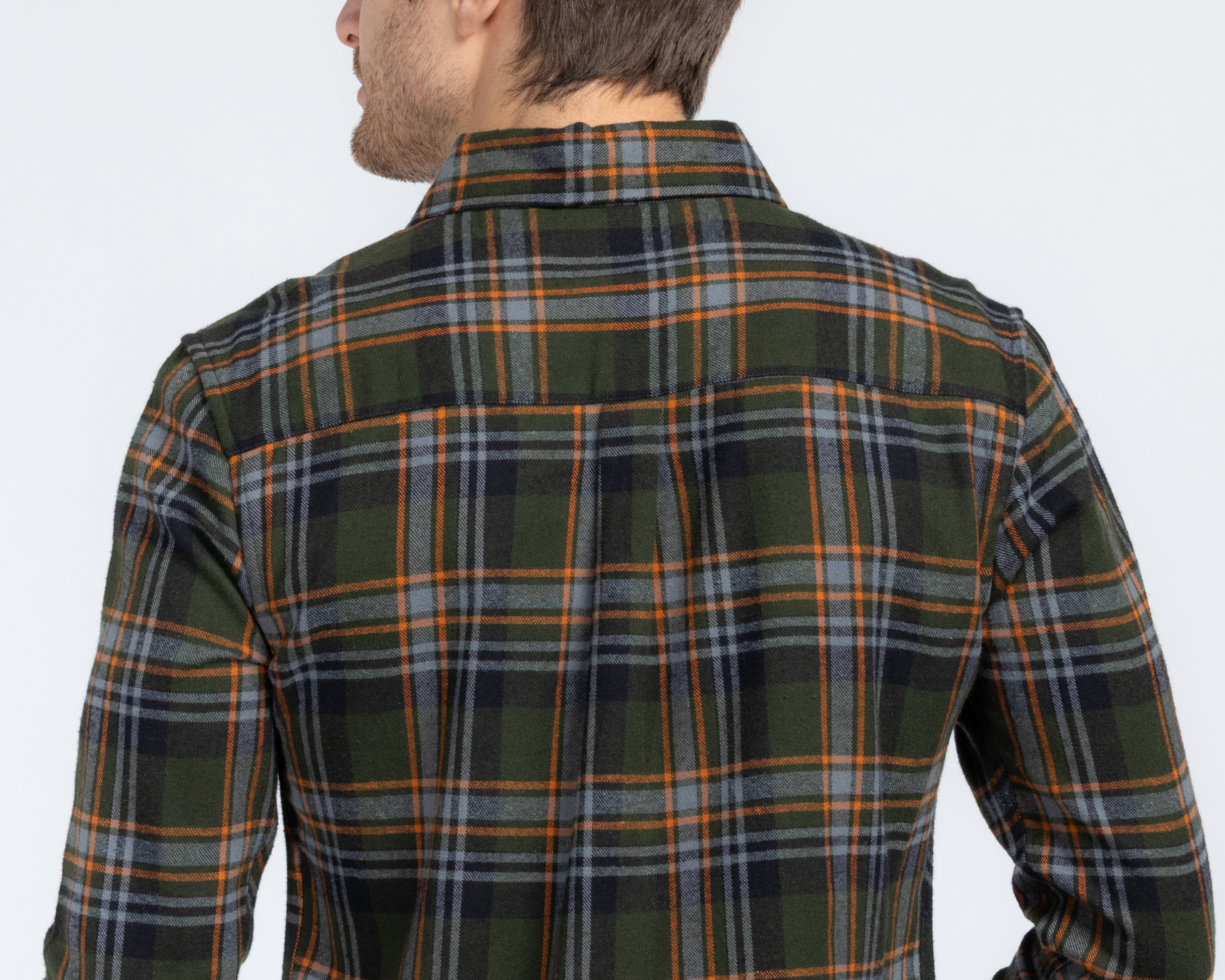 Foto 6 pulgar | Foto 5 | Camisa Casual de Algodón Refill Regular Fit a Cuadros para Hombre