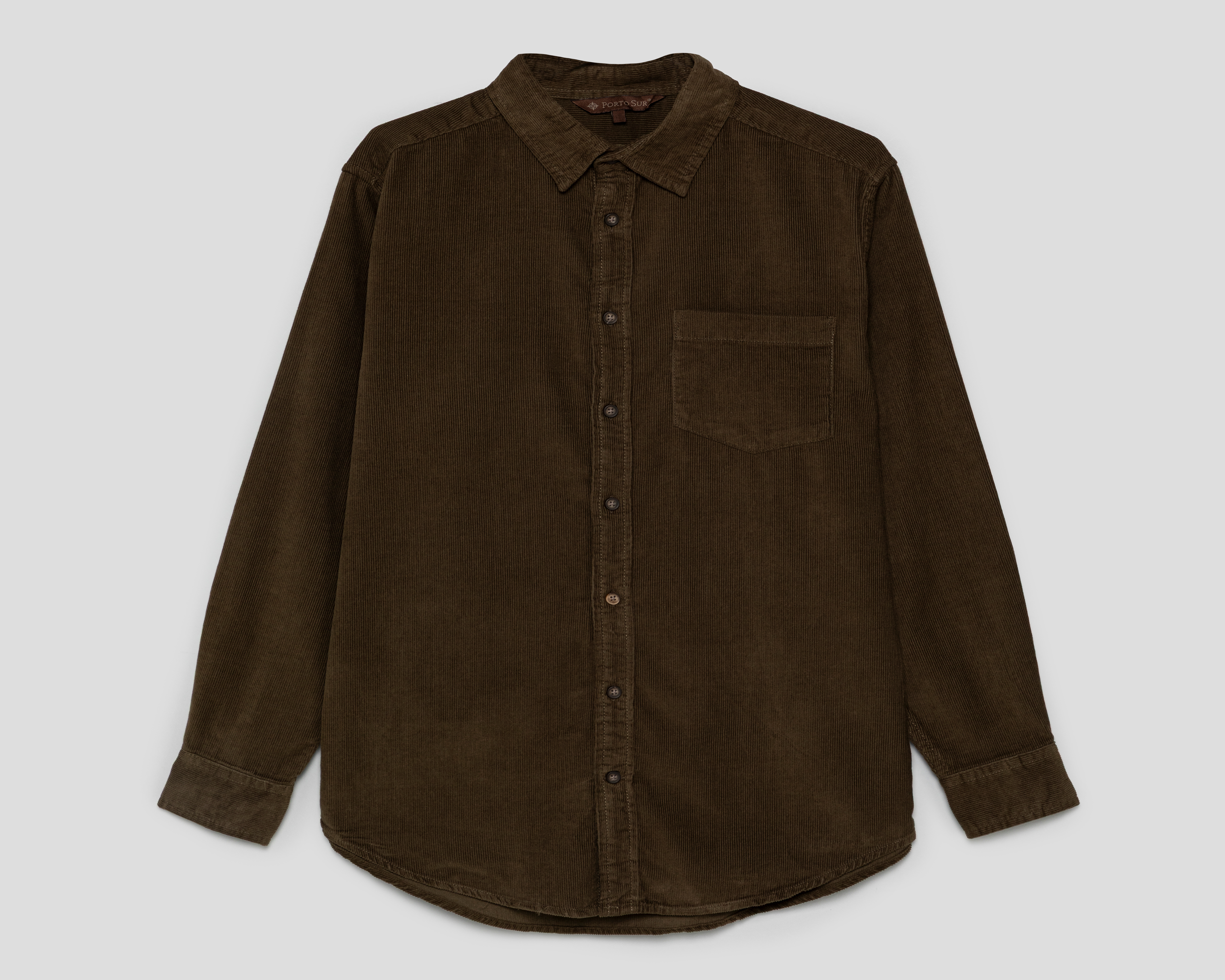 Foto 2 pulgar | Foto 1 | Camisa Casual de Algodón Porto Sur Regular Verde para Hombre