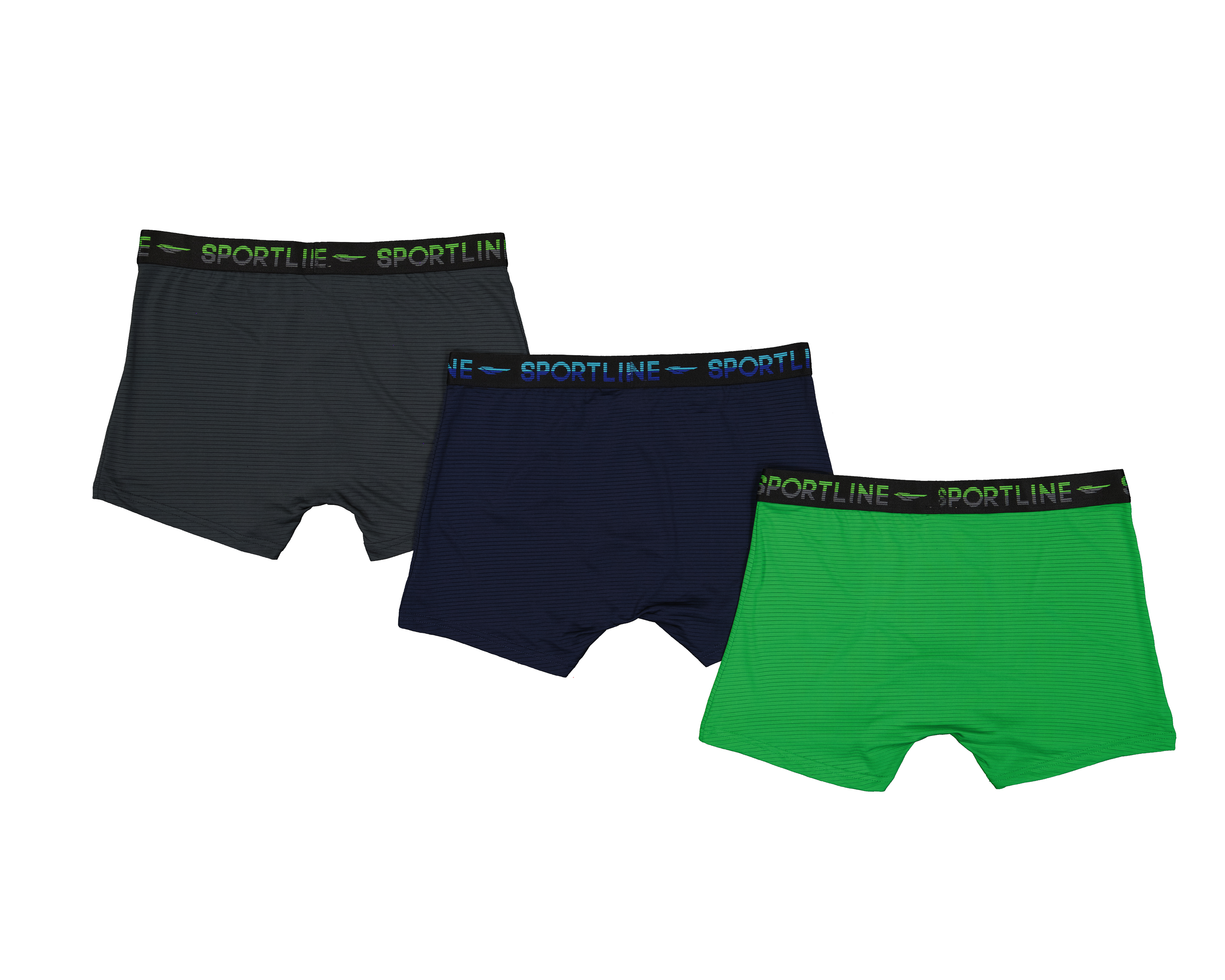 Foto 3 pulgar | Foto 2 | Bóxer Corto Sportline para Hombre 3 Piezas