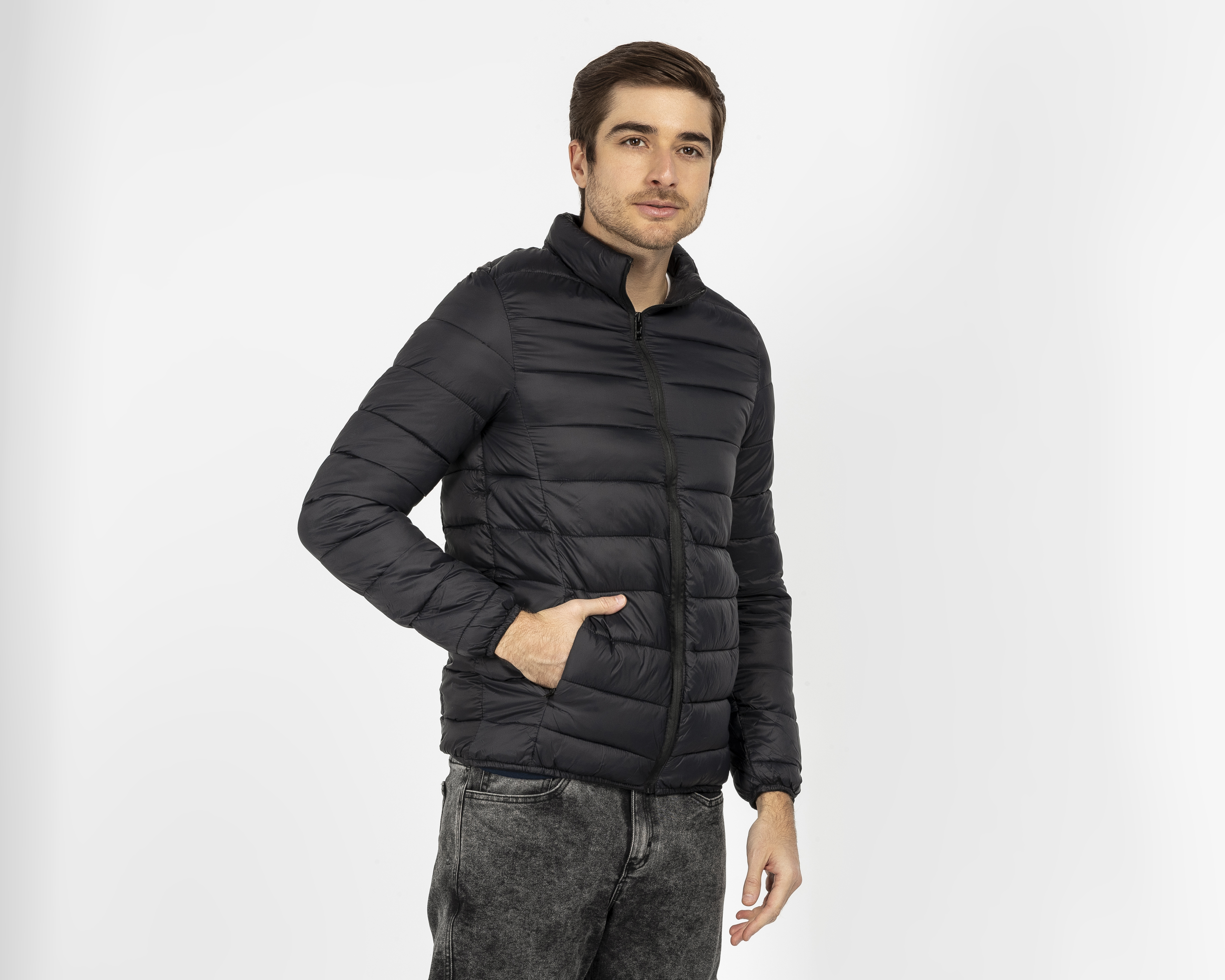 Chamarra Capitonada Refill para Hombre