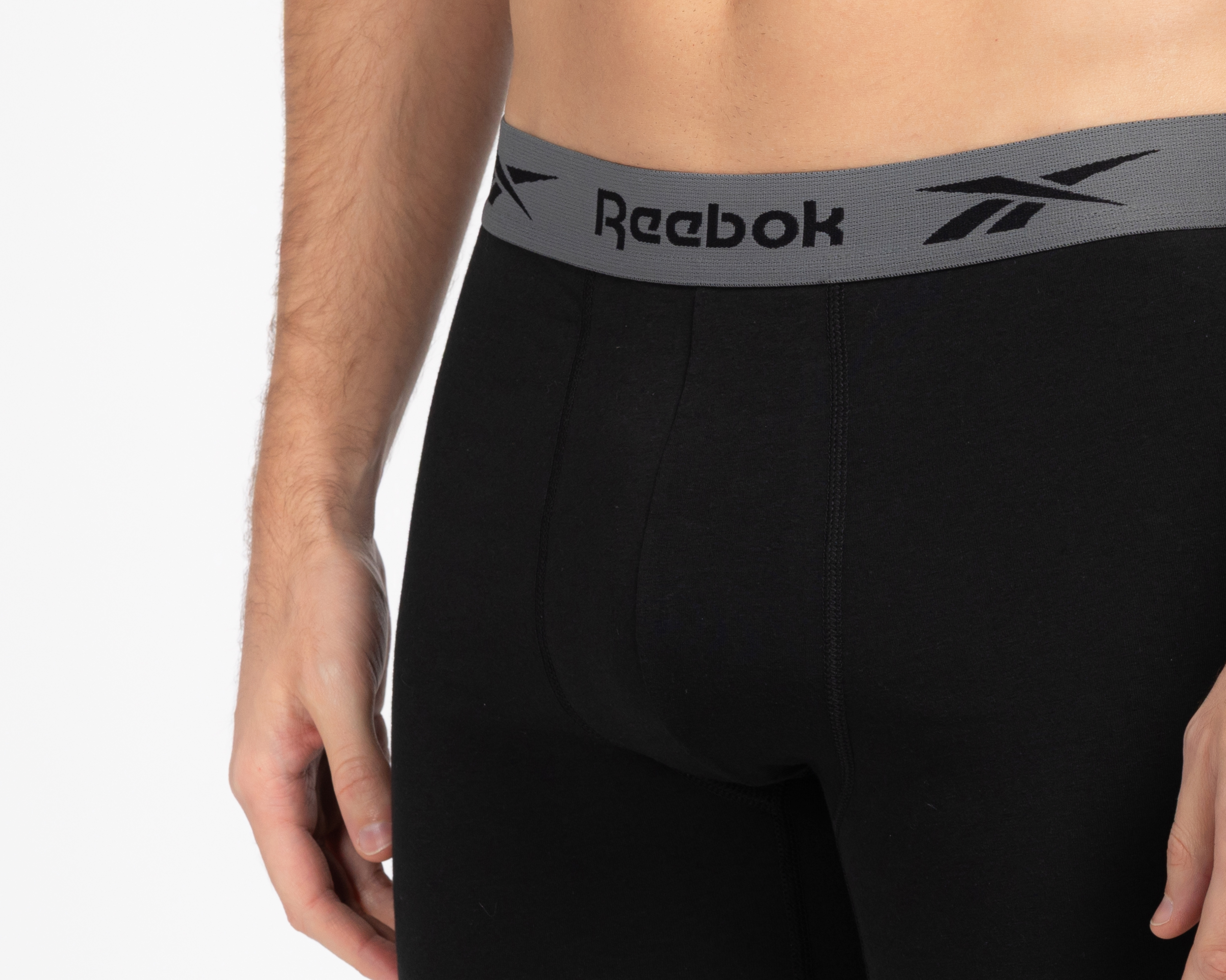 Foto 4 | Foto 4 | Bóxer Corto Reebok para Hombre 3 Piezas