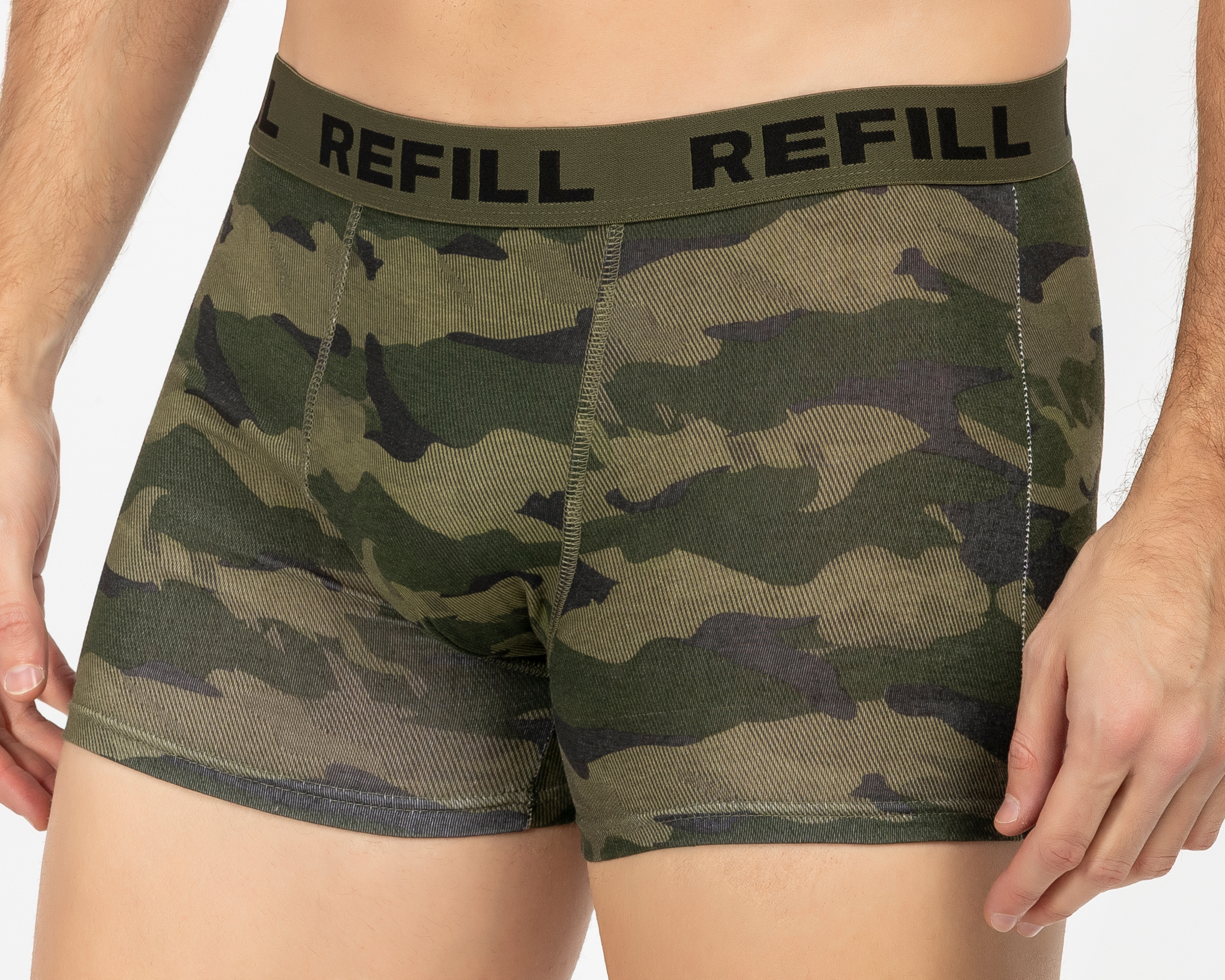 Foto 5 pulgar | Foto 4 | Bóxer Corto Refill para Hombre 3 Piezas