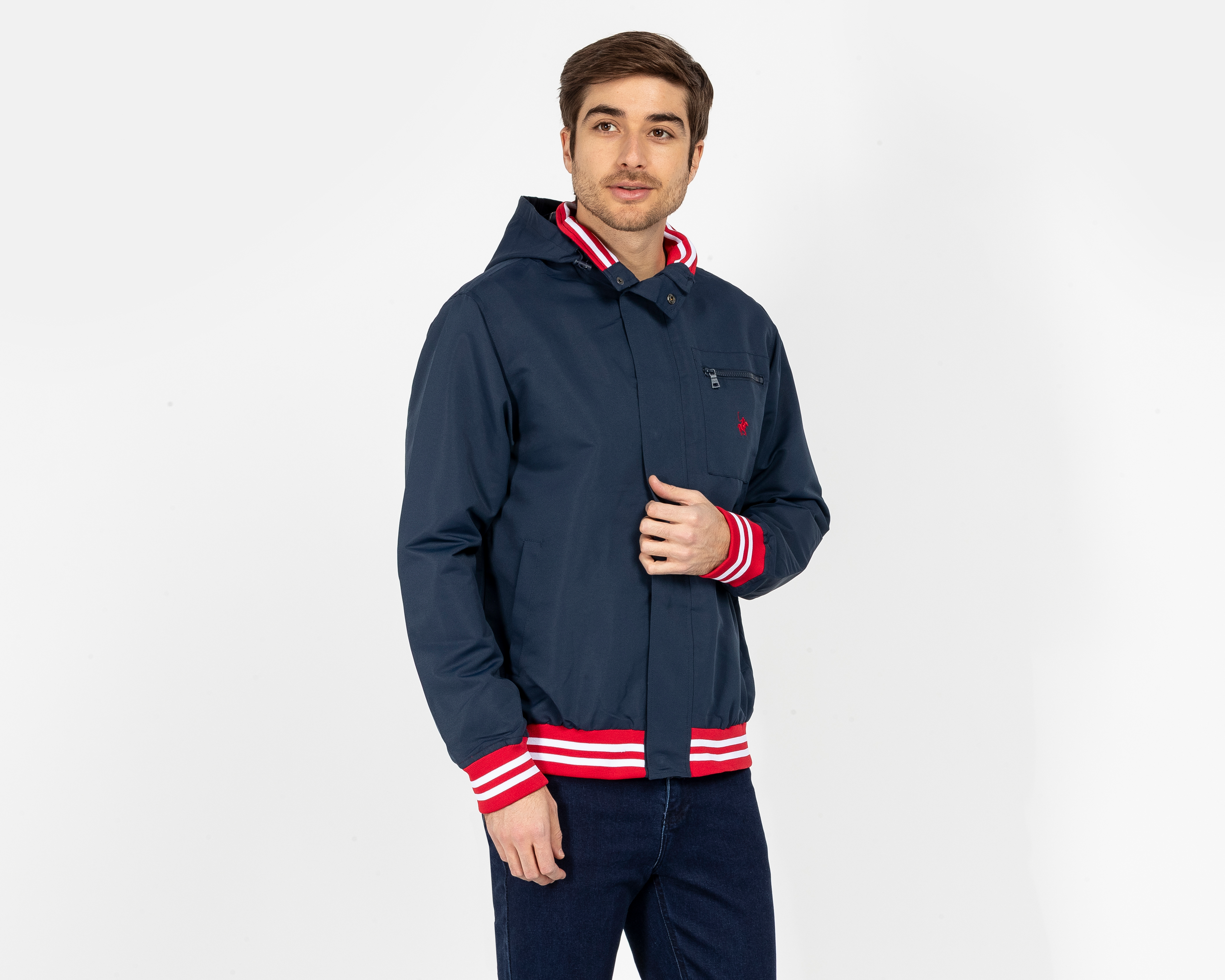 Chamarra con Capucha York Team Polo Club para Hombre