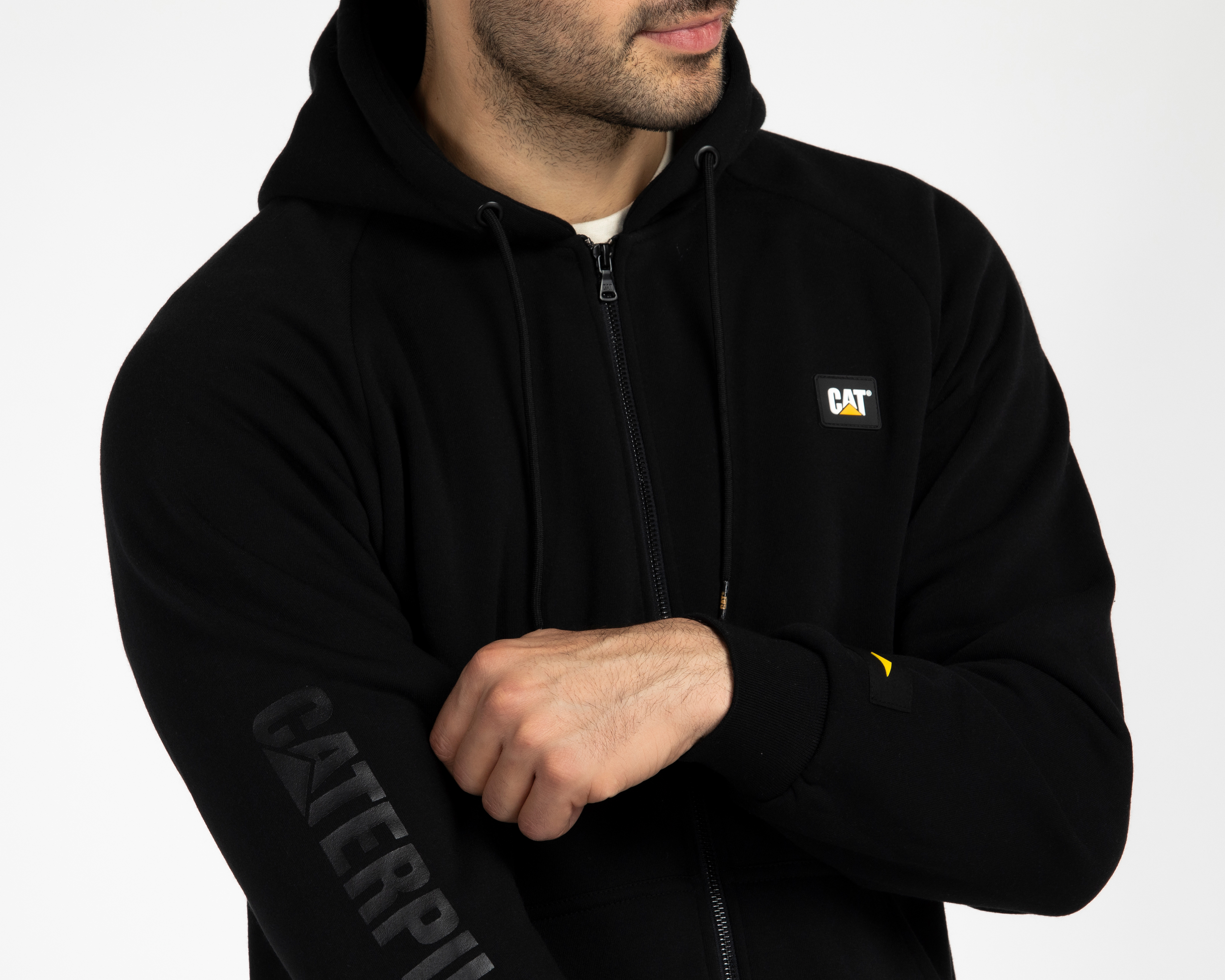 Foto 4 pulgar | Foto 3 | Sudadera con Capucha CAT para Hombre