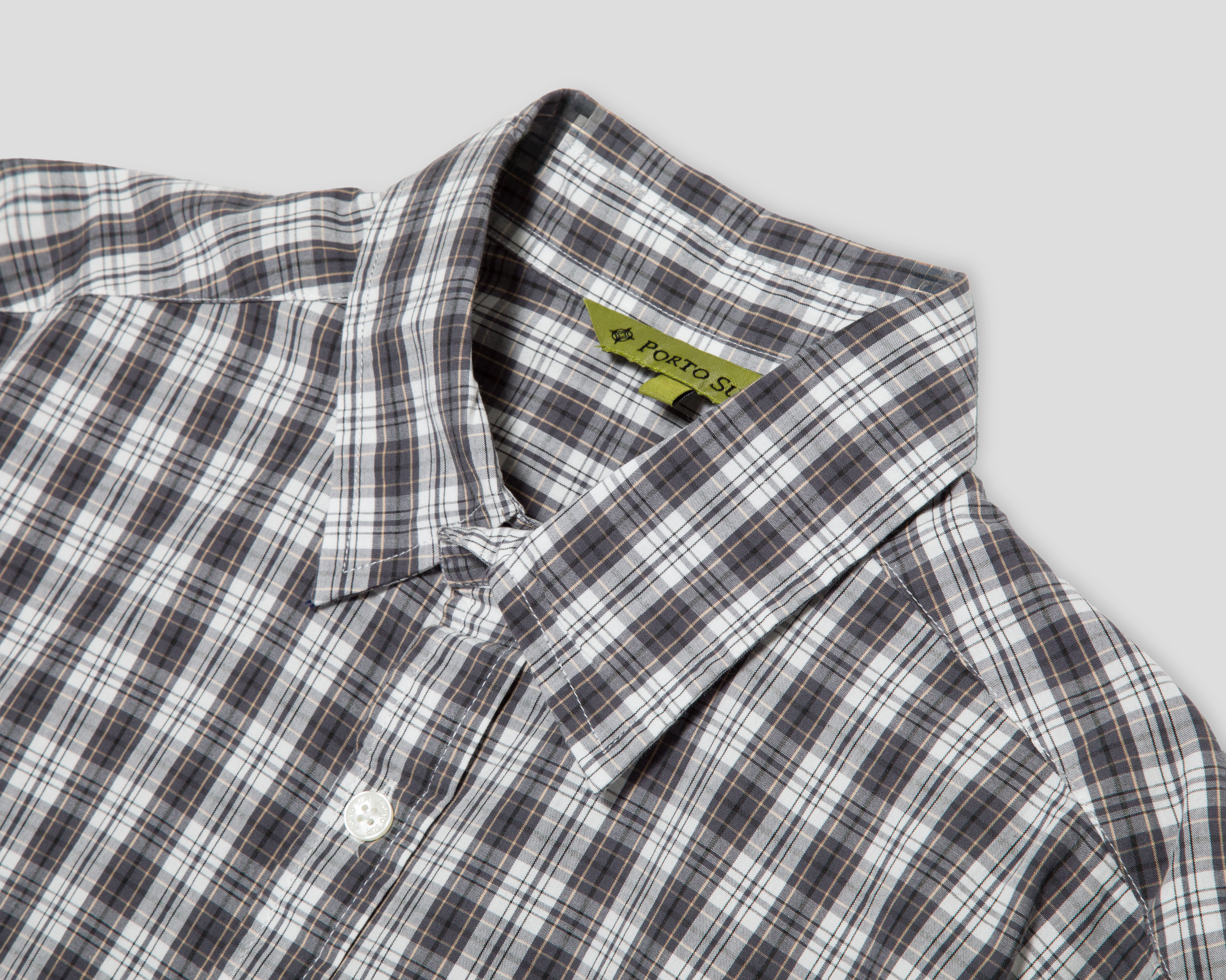 Foto 4 pulgar | Foto 3 | Camisa Casual de Algodón Porto Sur Regular Fit a Cuadros para Hombre