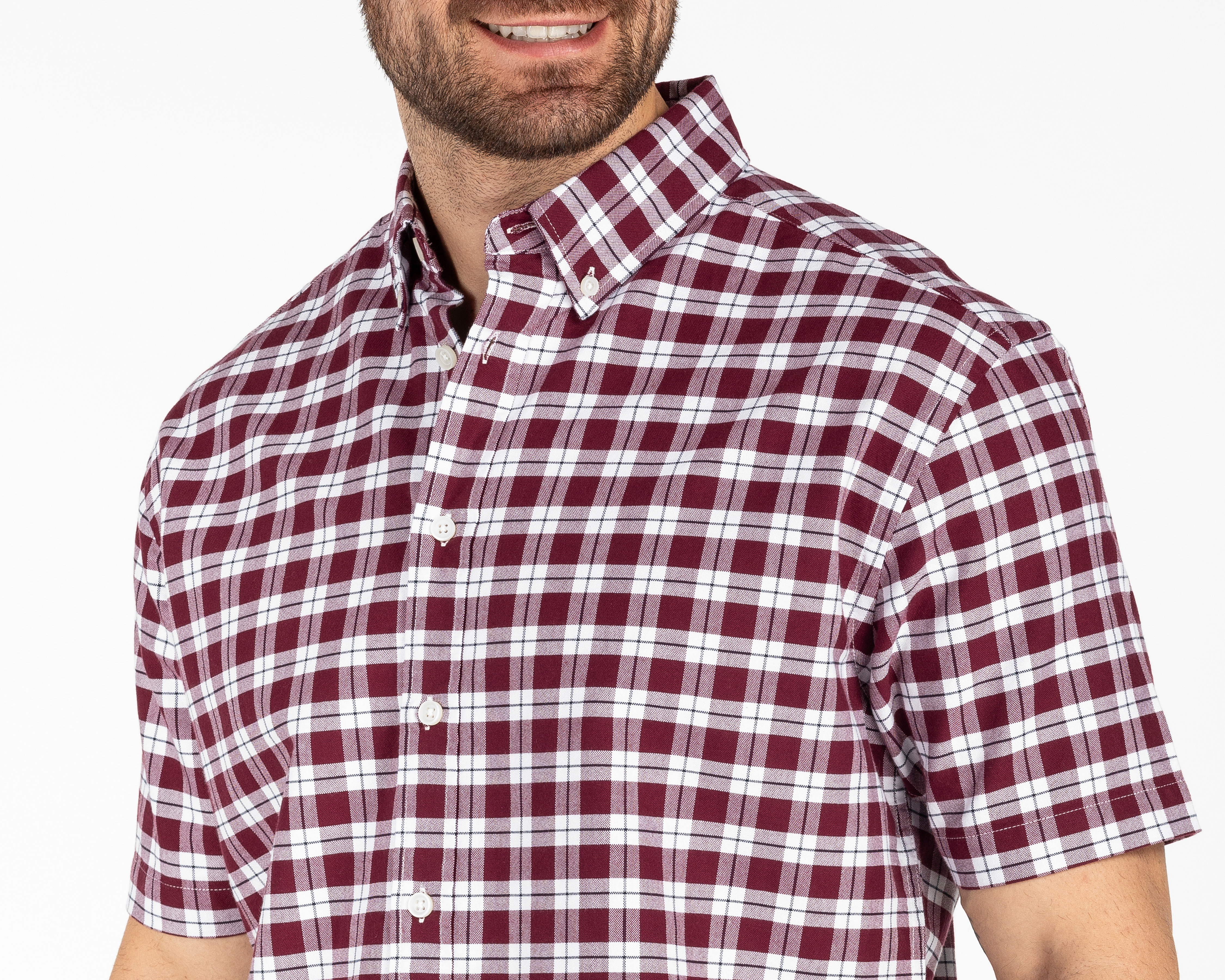 Foto 4 pulgar | Foto 3 | Camisa Casual de Algodón Porto Sur Regular a Cuadros para Hombre