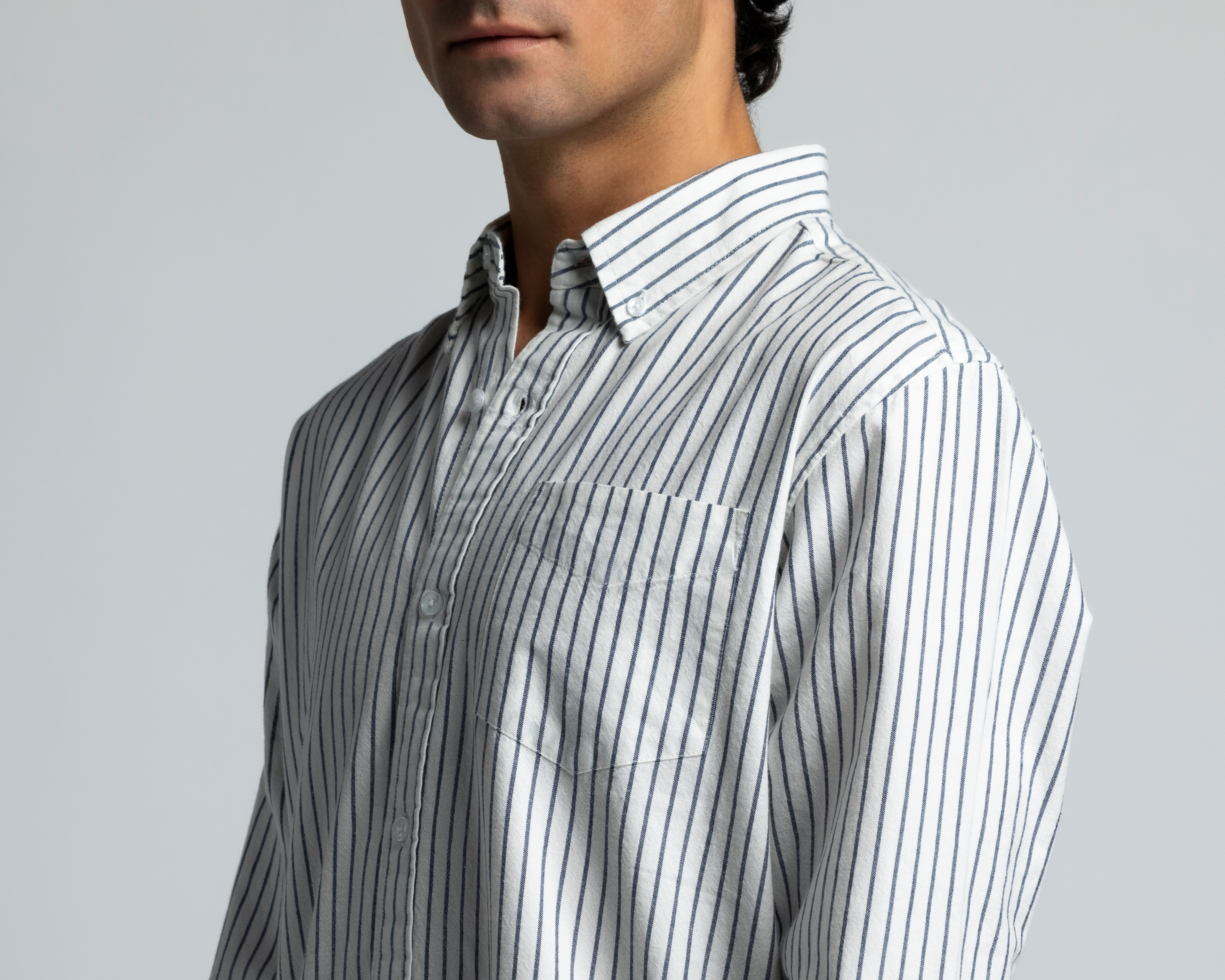 Foto 4 | Foto 4 | Camisa Casual de Algodón Refill Regular Fit a Rayas para Hombre