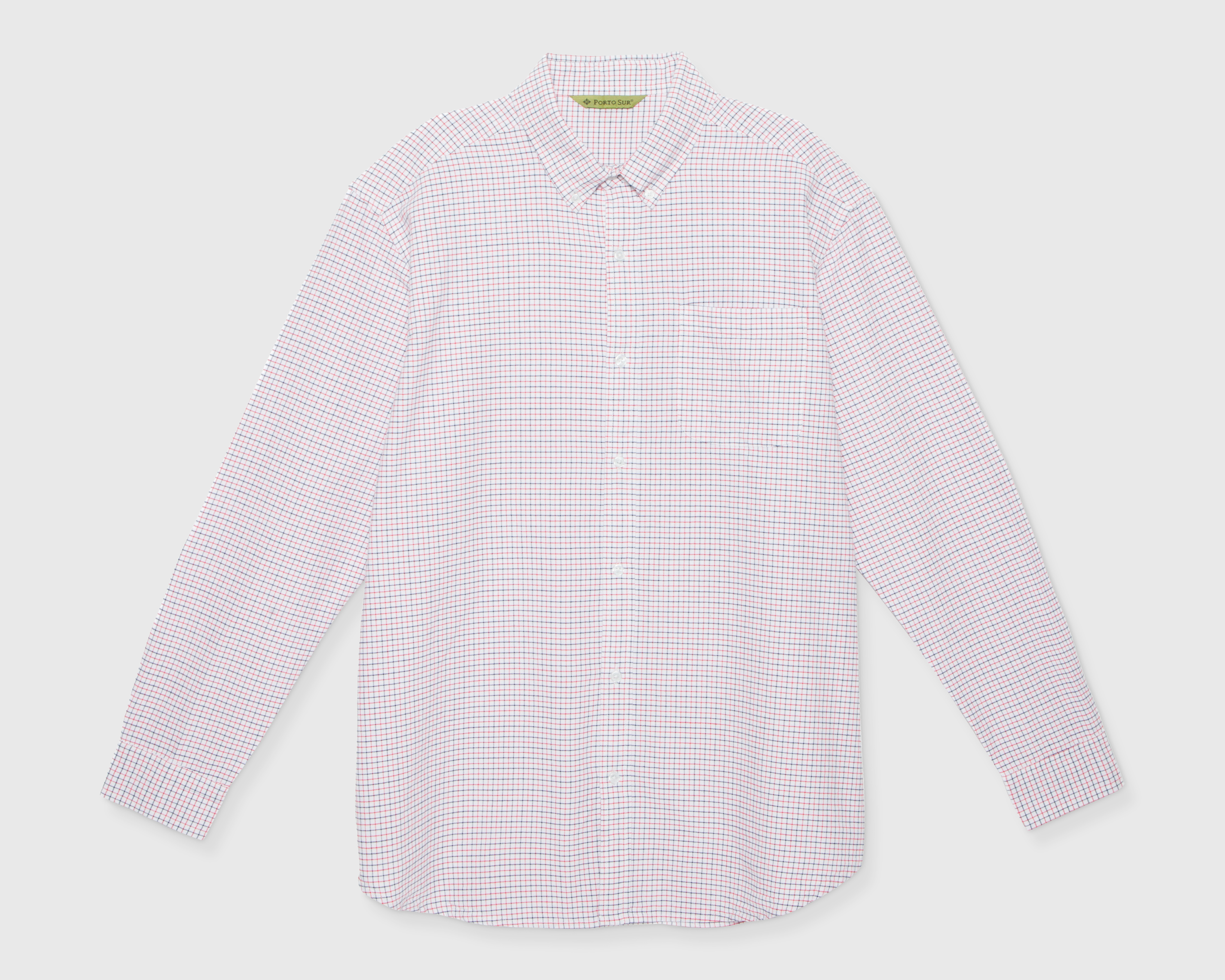 Foto 1 | Foto 1 | Camisa de Vestir Porto Sur Manga Larga Cuello Americano para Hombre