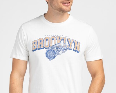 Foto 4 | Foto 4 | Playera de Cuello Redondo Blanca Refill para Hombre