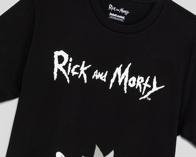 Foto 3 | Foto 3 | Playera de Cuello Redondo Negra Rick & Morty para Hombre