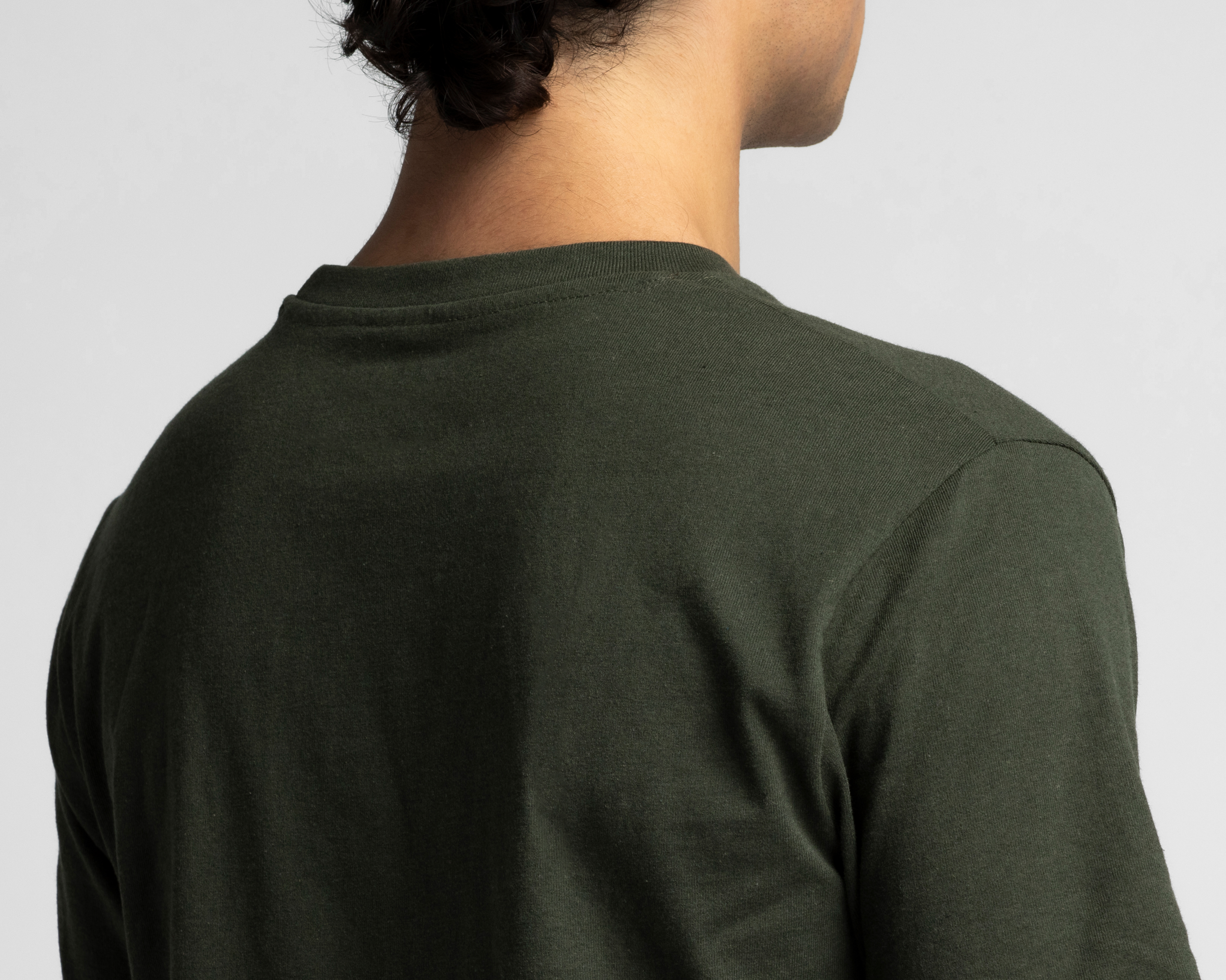 Foto 6 pulgar | Foto 5 | Playera de Cuello Redondo Verde Refill para Hombre