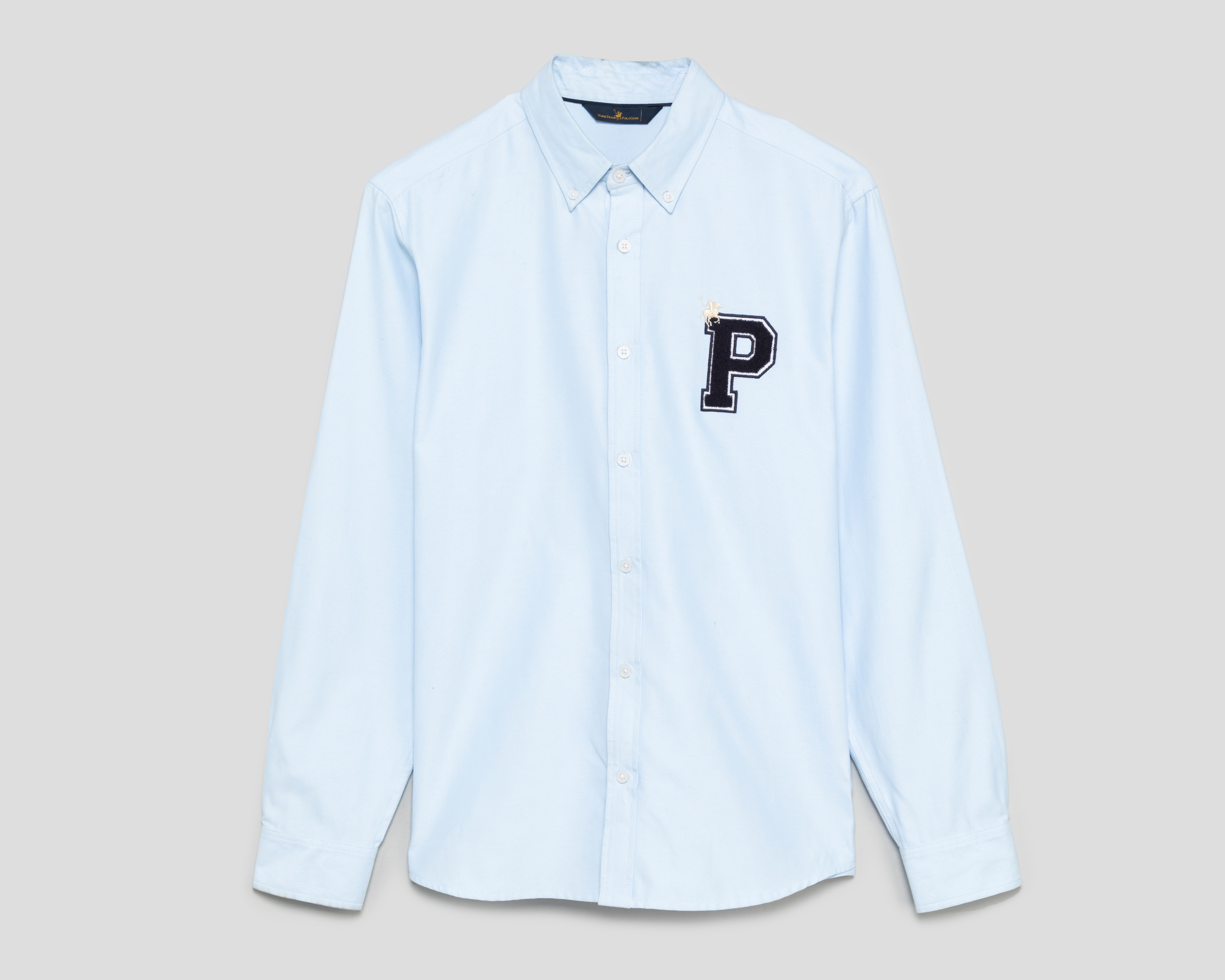 Foto 2 pulgar | Foto 1 | Camisa Casual York Team Polo Club Regular Lisa para Hombre