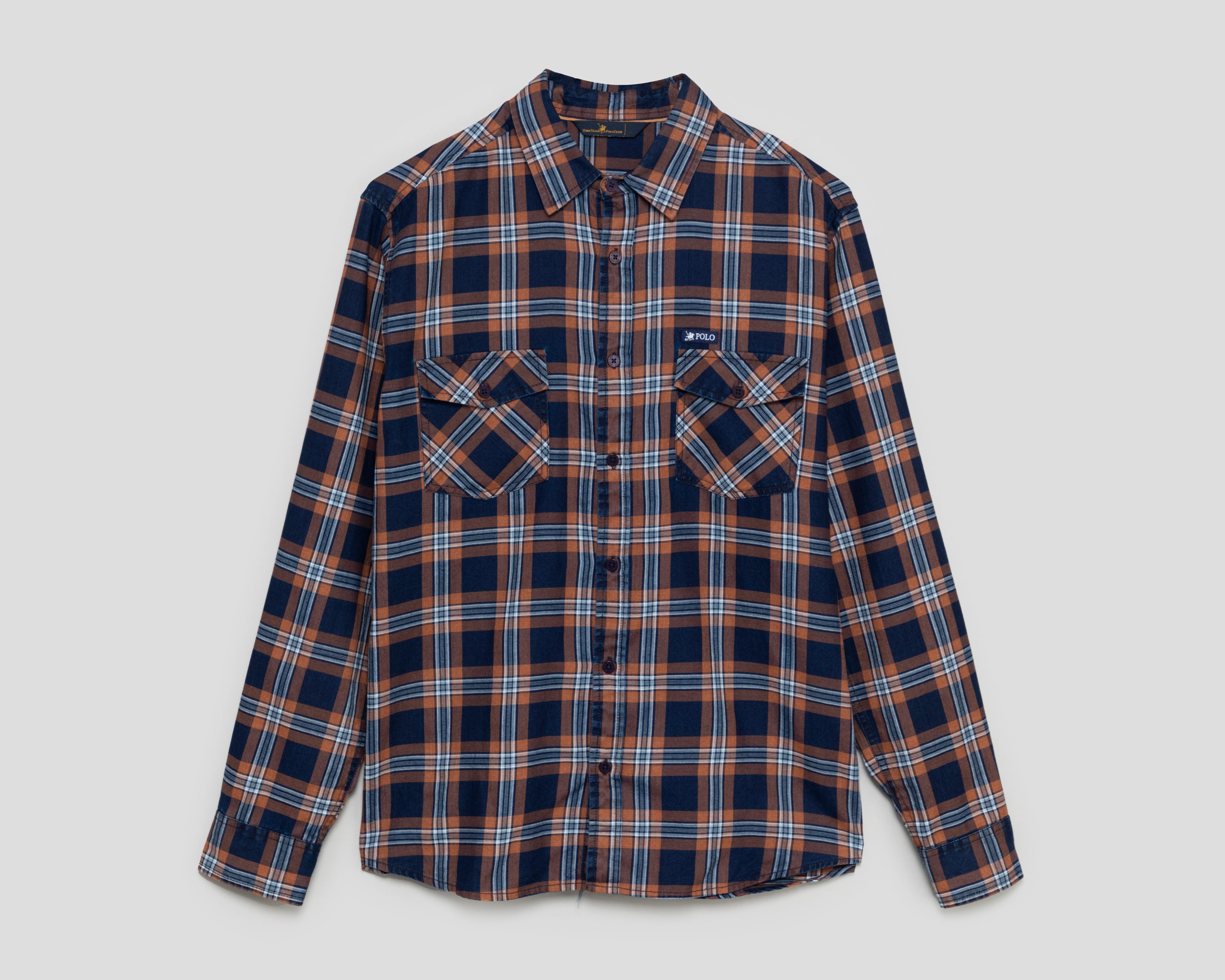 Camisa Casual York Team Polo Club Regular a Cuadros para Hombre