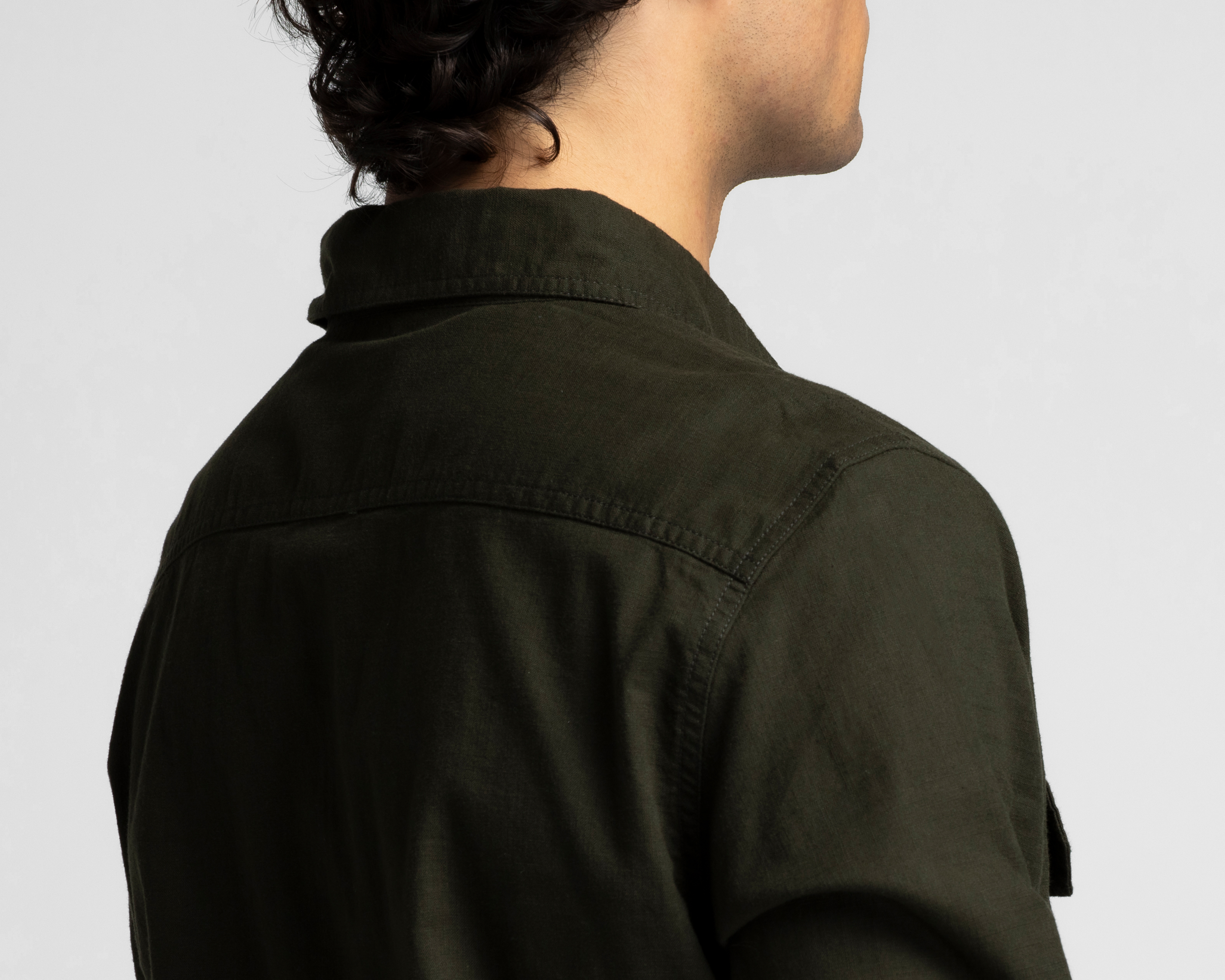 Foto 5 | Foto 5 | Camisa Casual de Algodón Refill Regular Lisa para Hombre