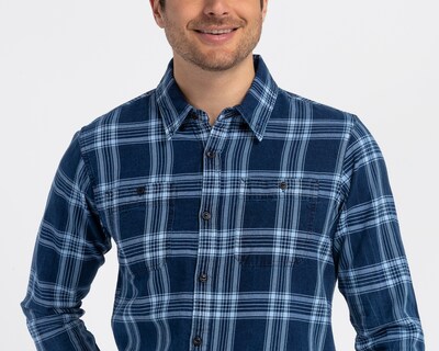 Foto 4 | Foto 4 | Camisa Casual de Algodón Refill Regular a Cuadros para Hombre