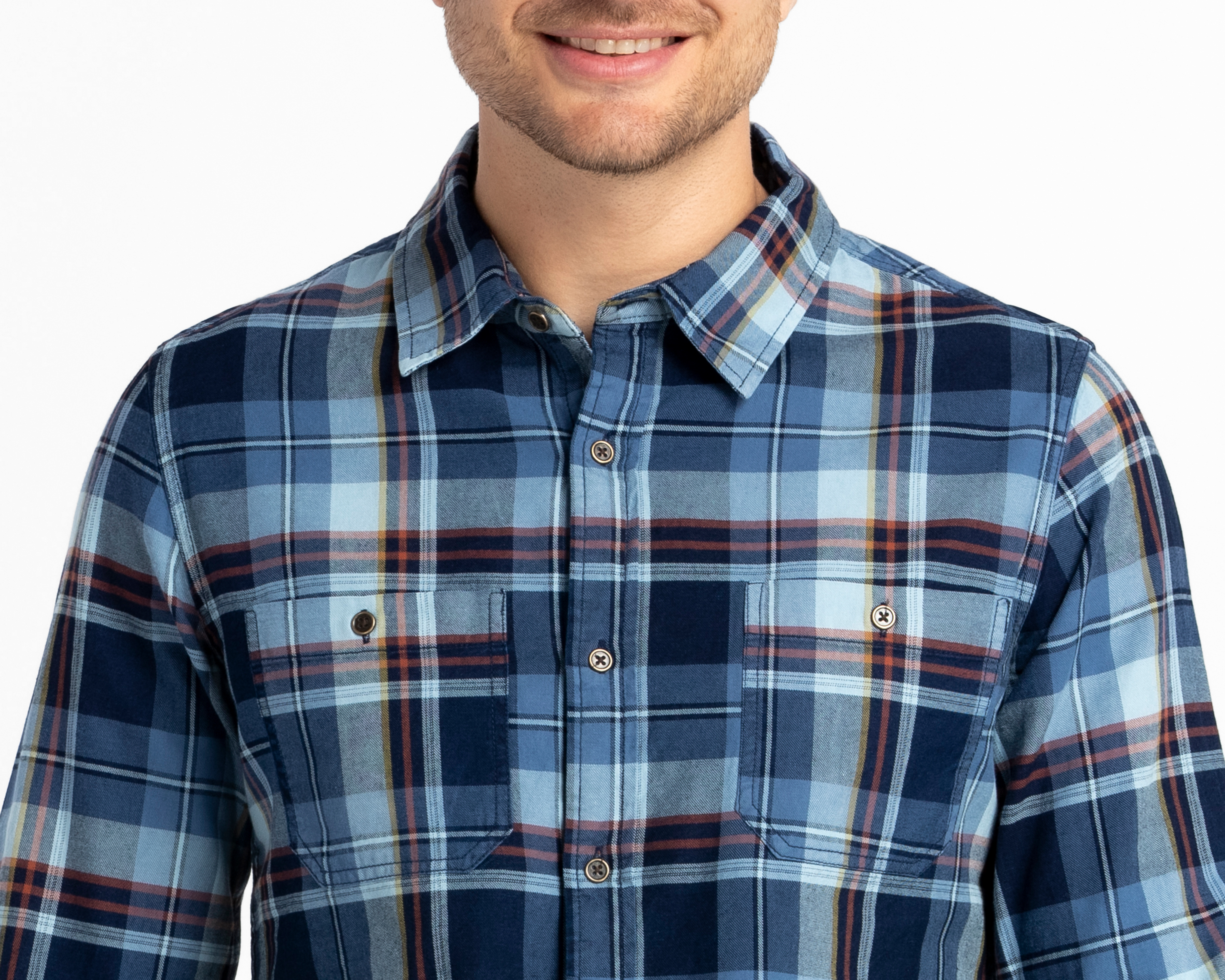 Foto 5 pulgar | Foto 4 | Camisa Casual de Algodón Refill Regular Fit a Cuadros para Hombre