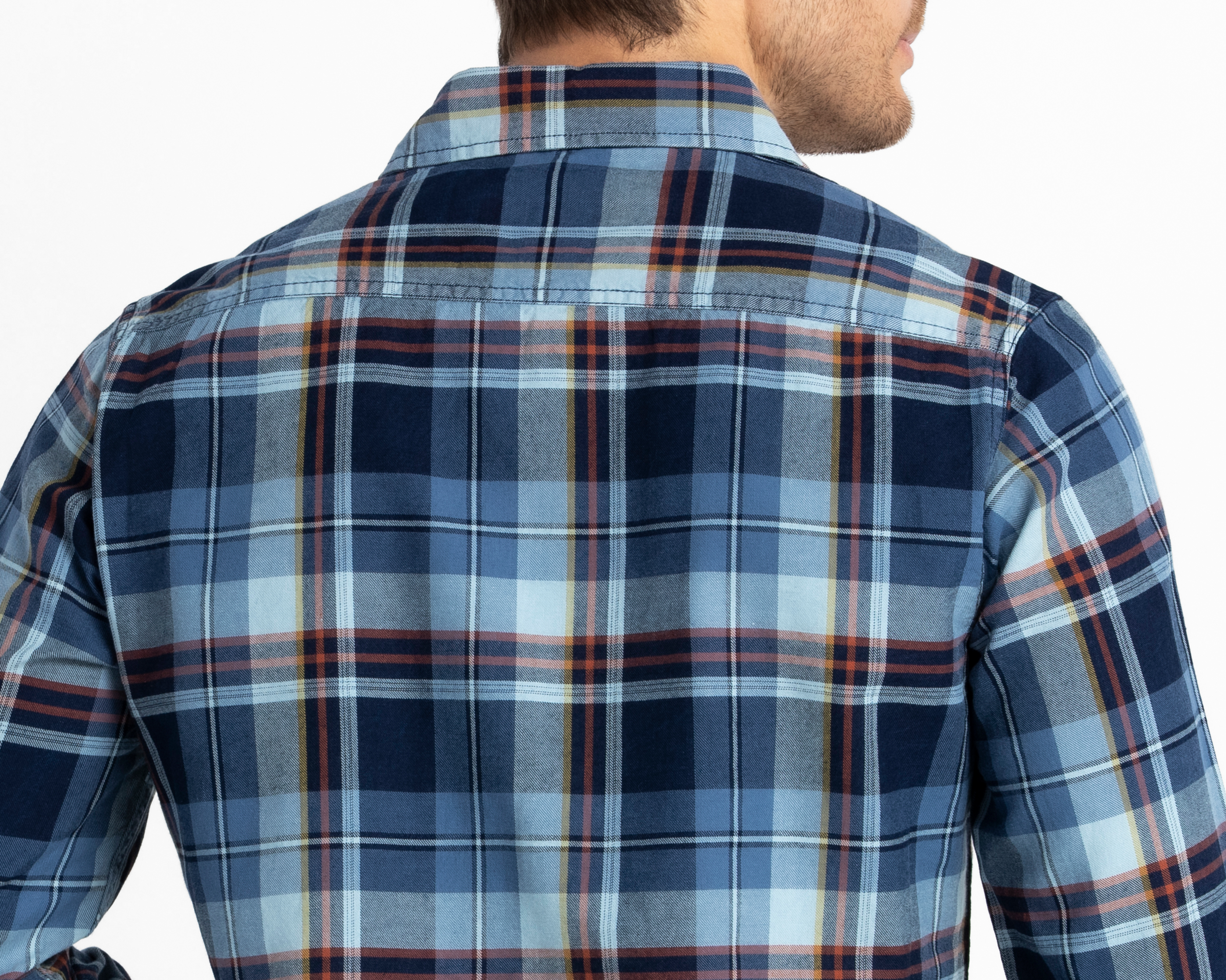 Foto 6 pulgar | Foto 5 | Camisa Casual de Algodón Refill Regular Fit a Cuadros para Hombre