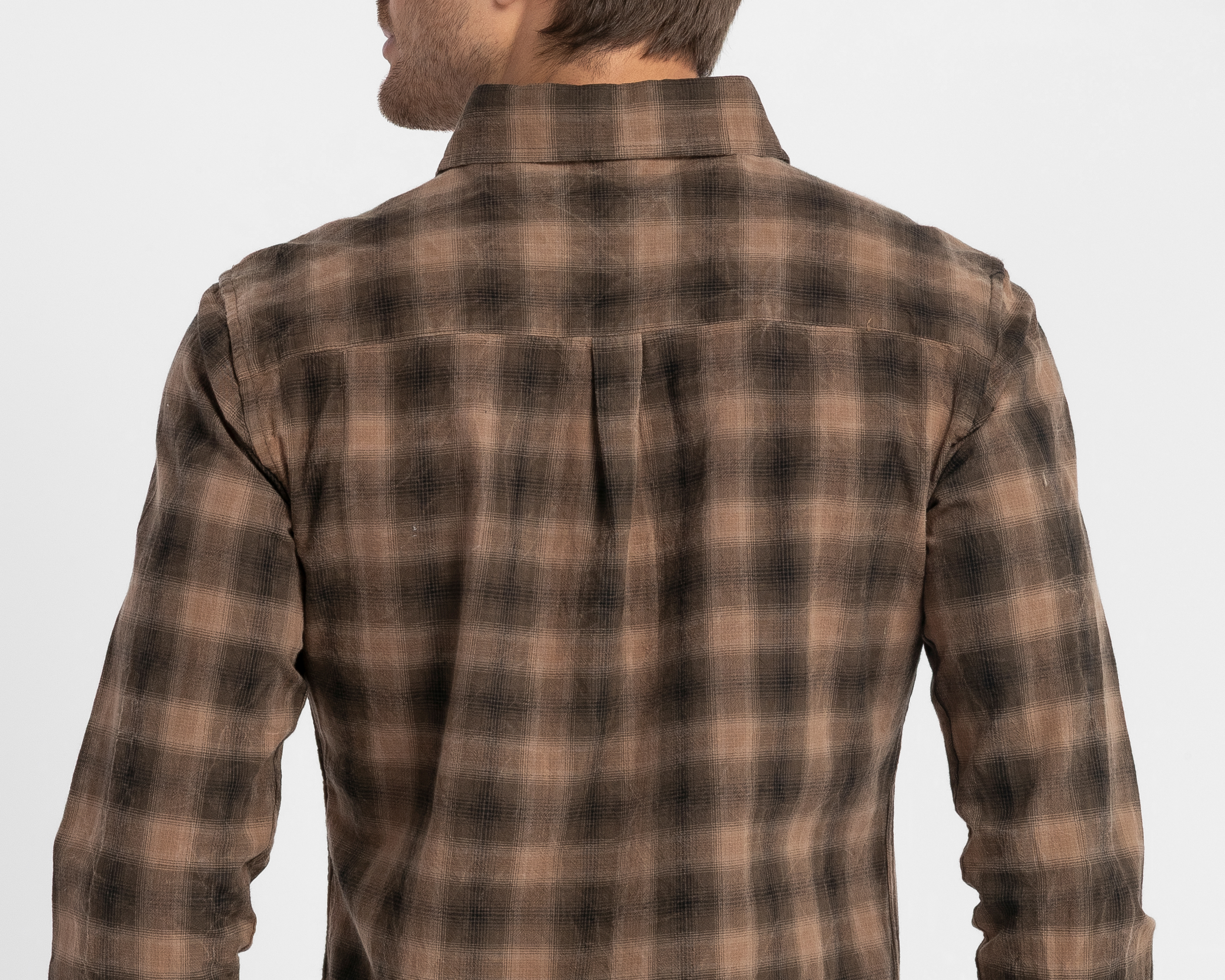 Foto 5 | Foto 5 | Camisa Casual de Algodón Regular Refill a Cuadros para Hombre