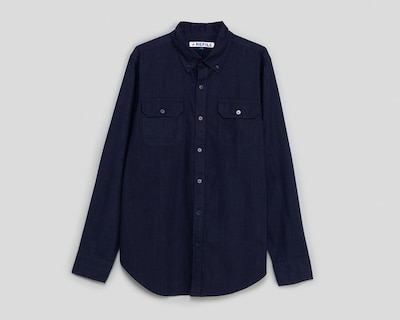 Foto 1 | Foto 1 | Camisa Casual de Algodón Refill Regular Lisa para Hombre