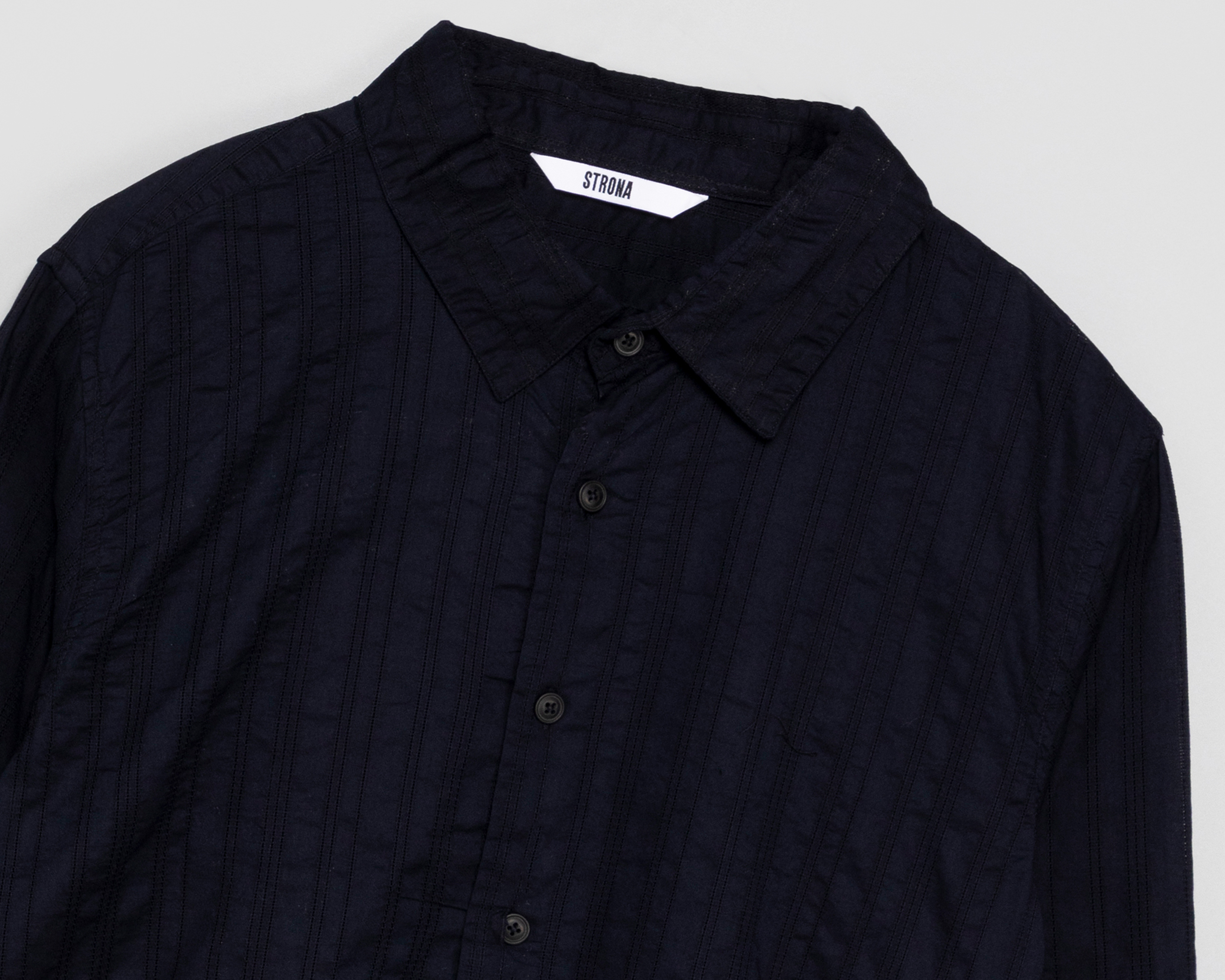Foto 4 pulgar | Foto 3 | Camisa Casual de Algodón Strona Regular Lisa para Hombre