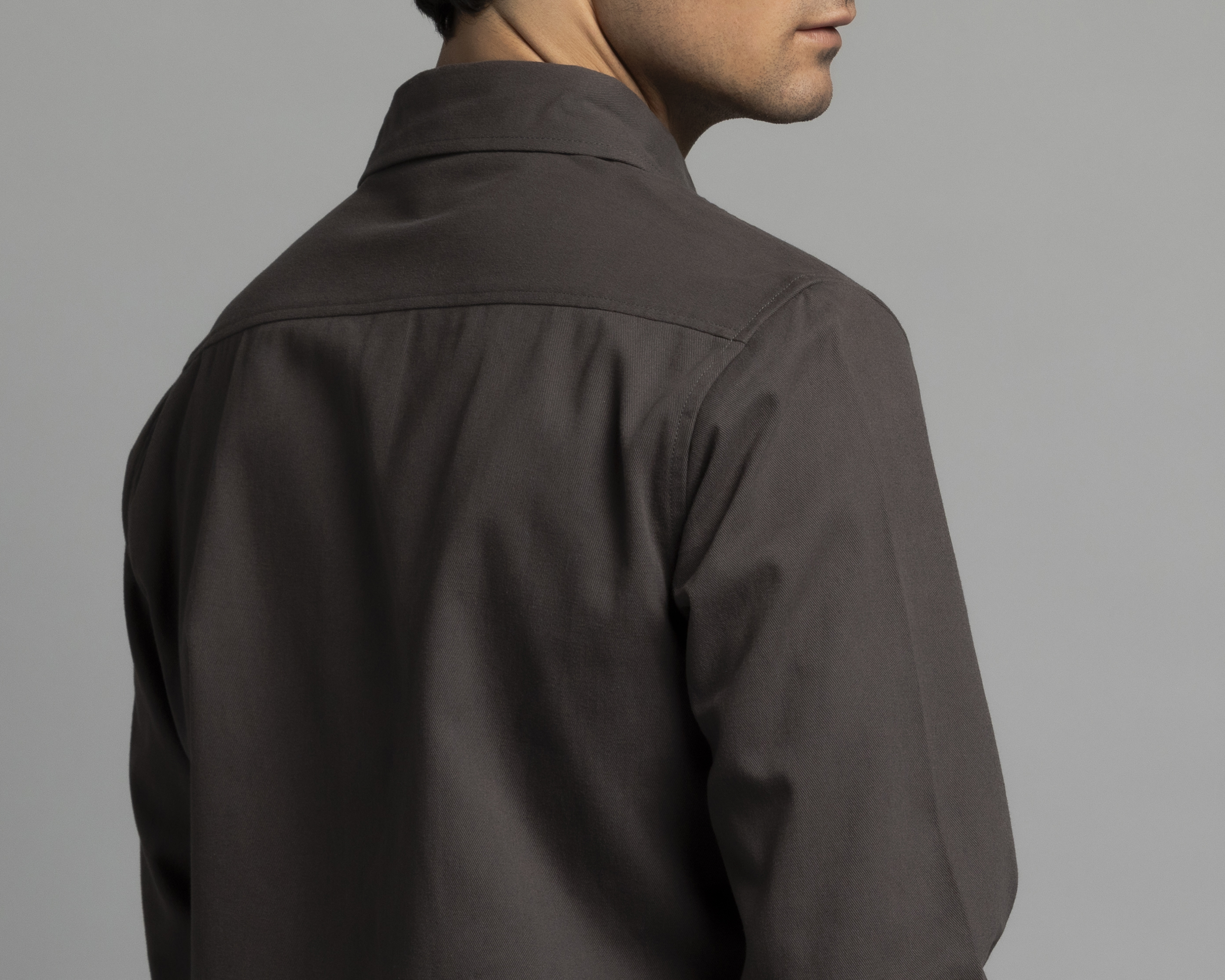 Foto 6 pulgar | Foto 5 | Camisa Casual de Algodón Strona Regular Lisa para Hombre