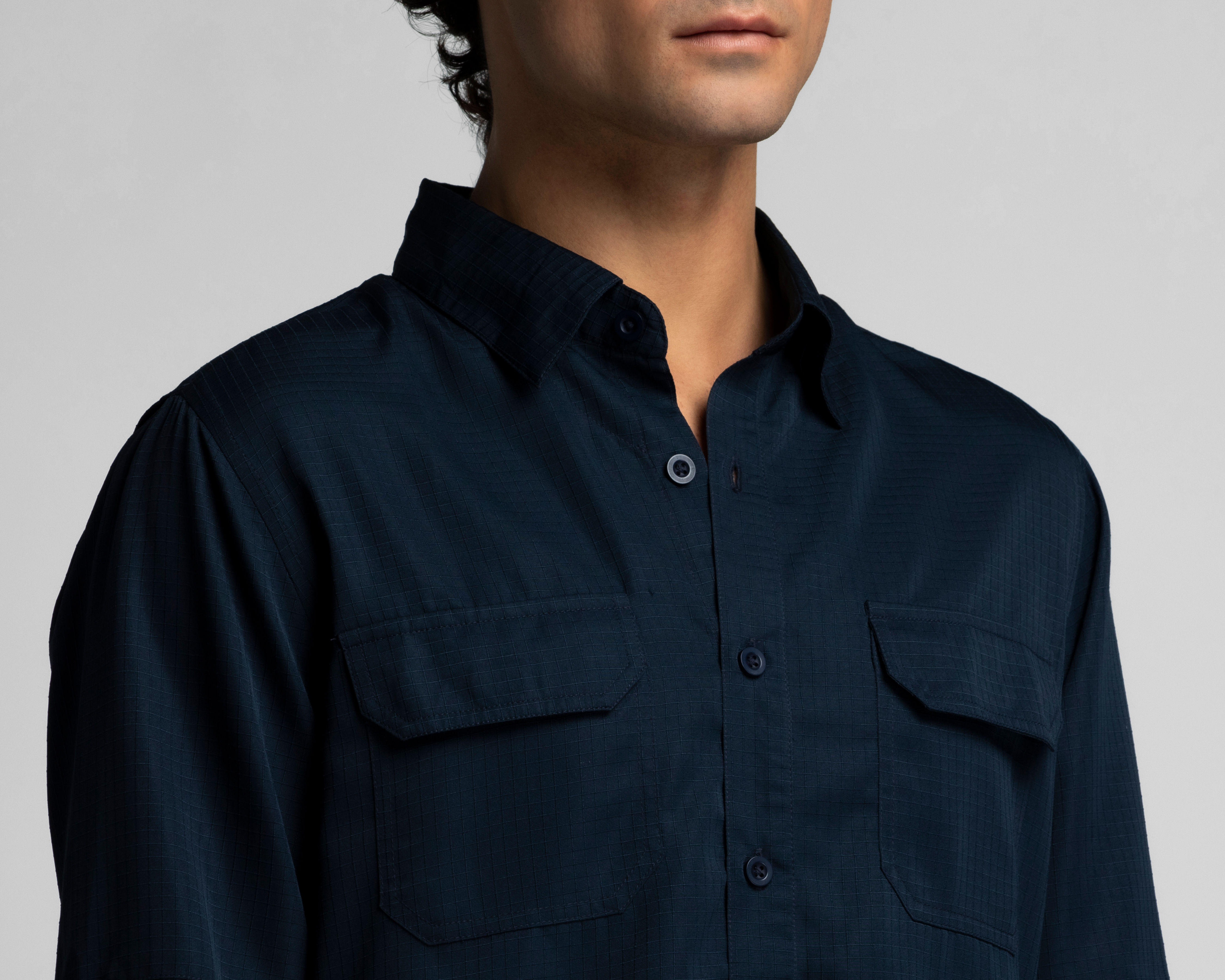 Foto 5 pulgar | Foto 4 | Camisa Casual Refill Regular Lisa para Hombre
