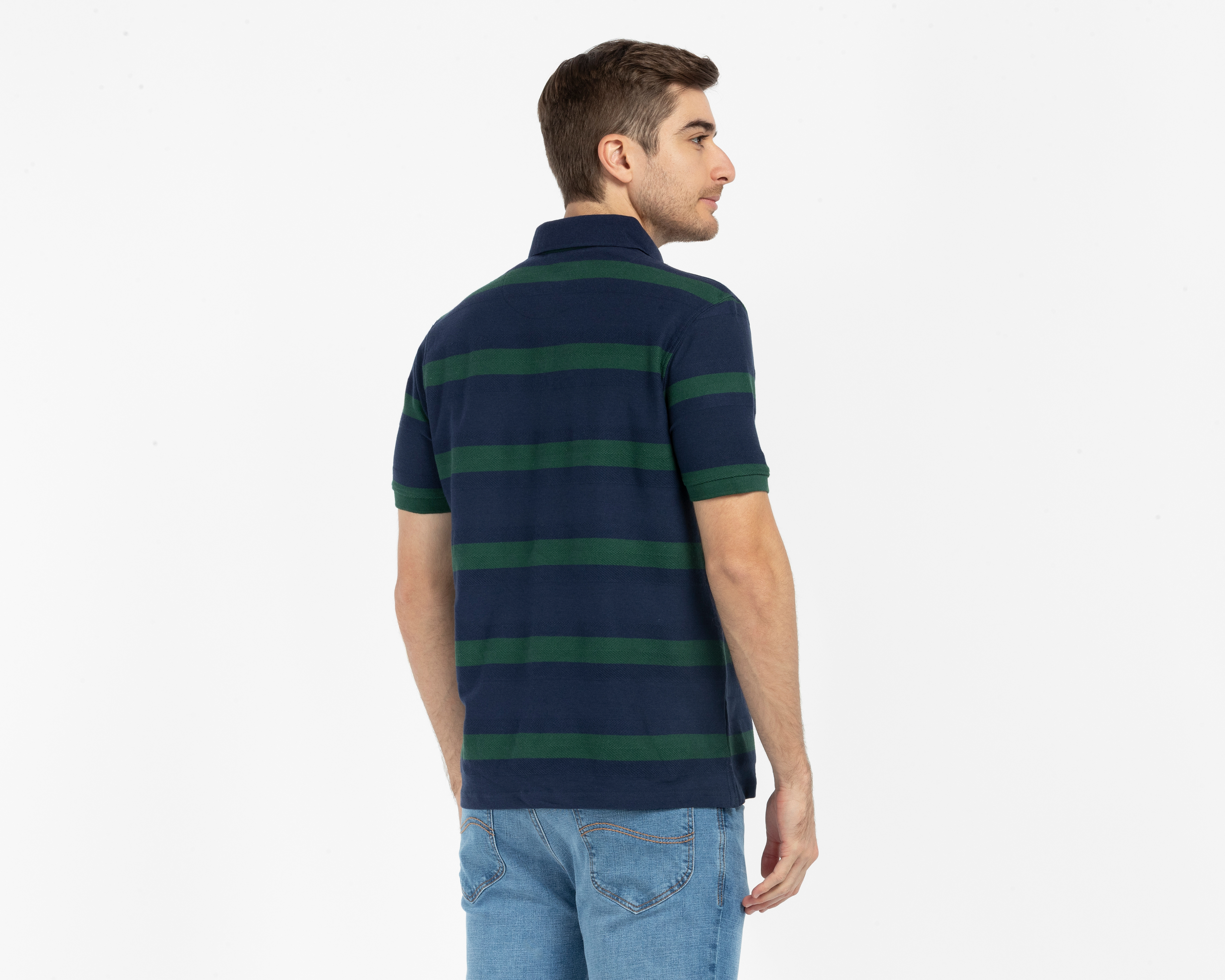 Foto 3 pulgar | Foto 2 | Playera Polo York Team Polo Club Azul Marino para Hombre