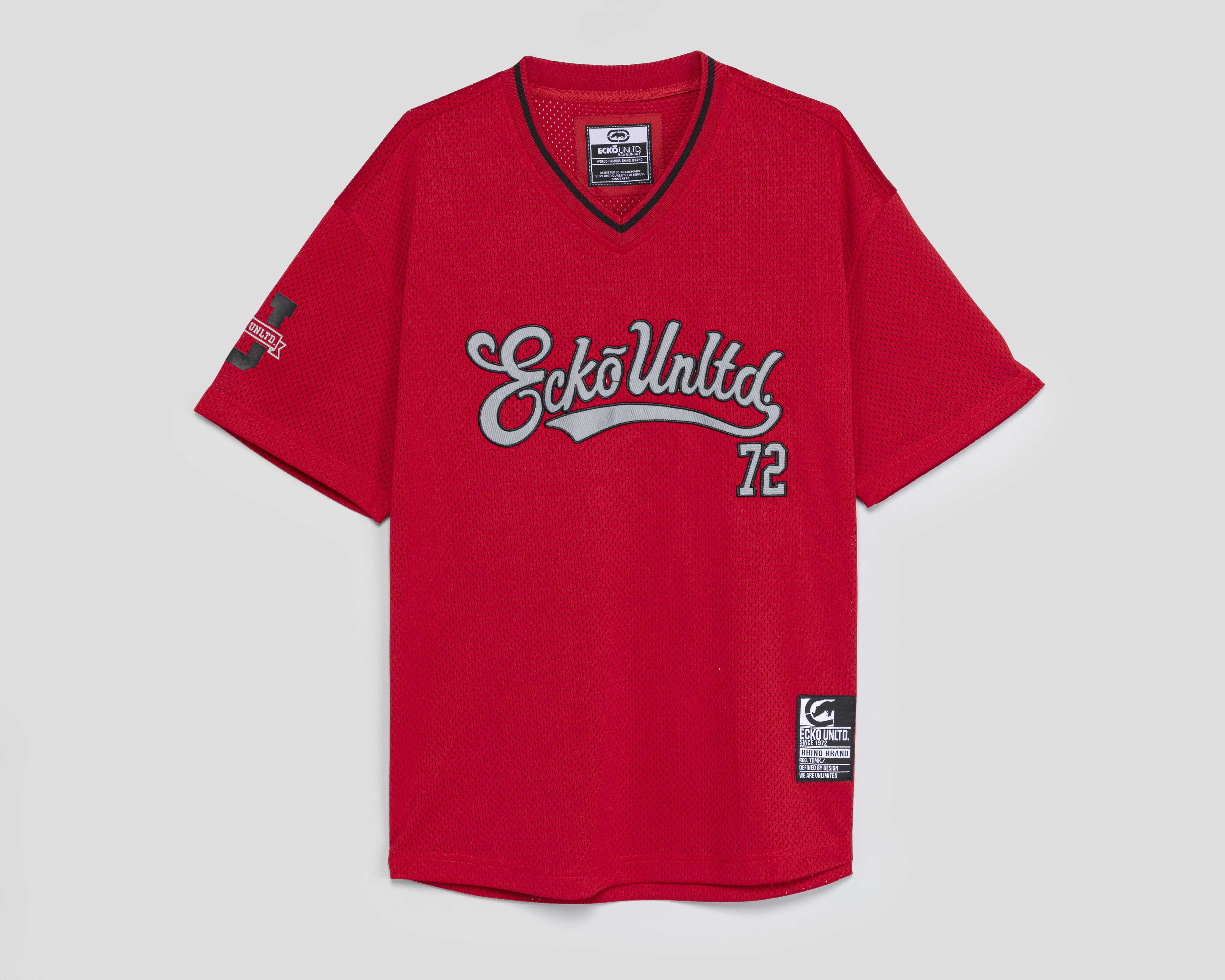 Playera Cuello V Roja Ecko Untld. para Hombre