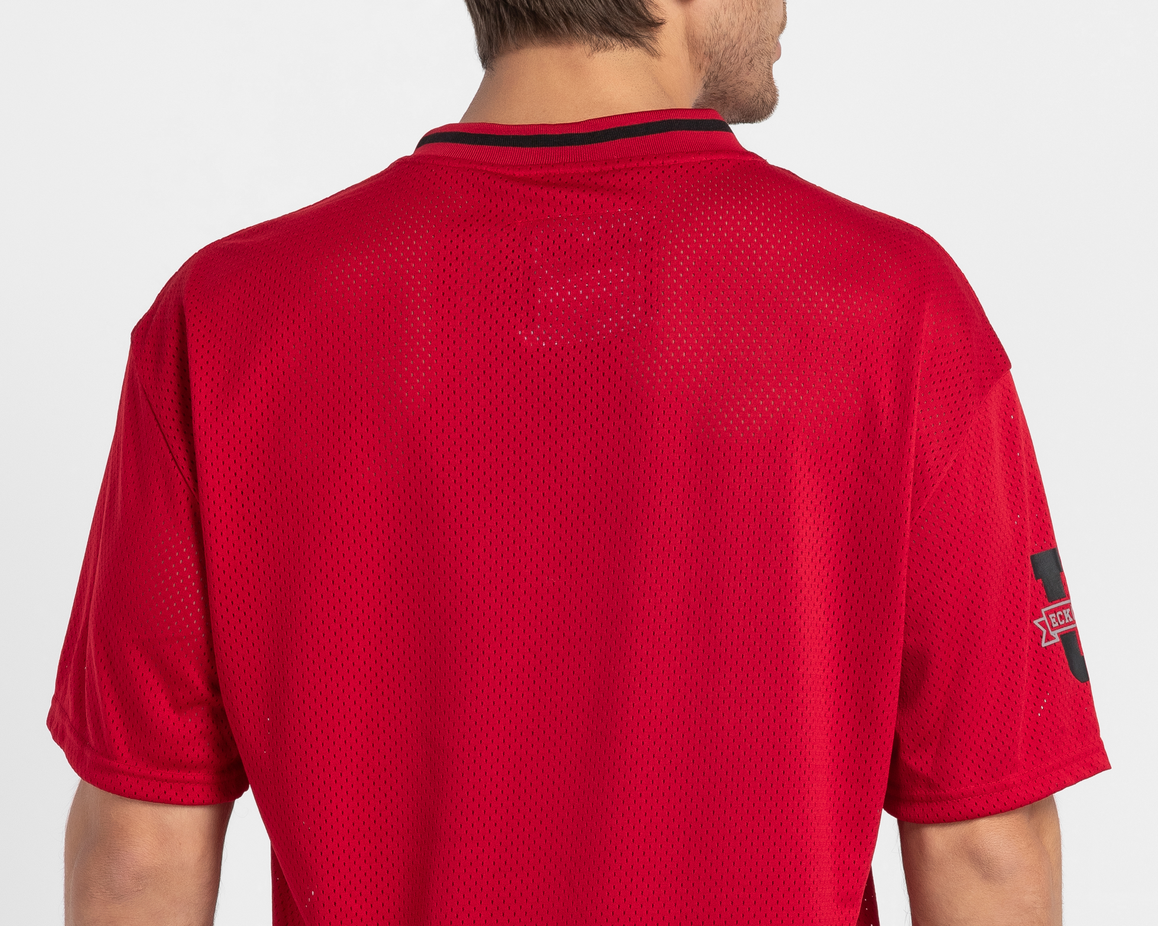 Foto 6 pulgar | Foto 5 | Playera Cuello V Roja Ecko Untld. para Hombre