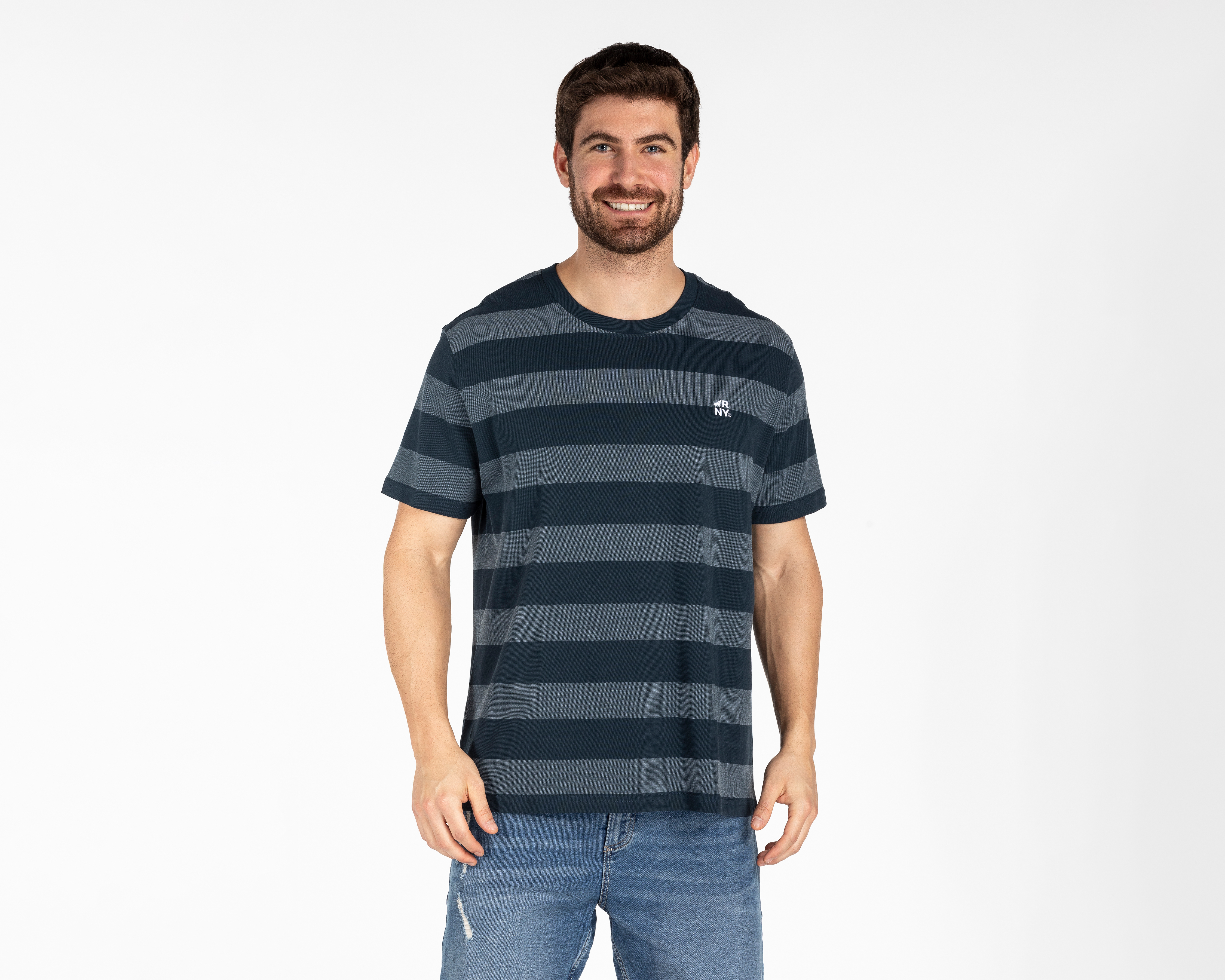 Playera a Rayas Refill para Hombre