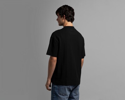 Foto 3 | Foto 3 | Playera de Cuello Redondo Negra Strona para Hombre