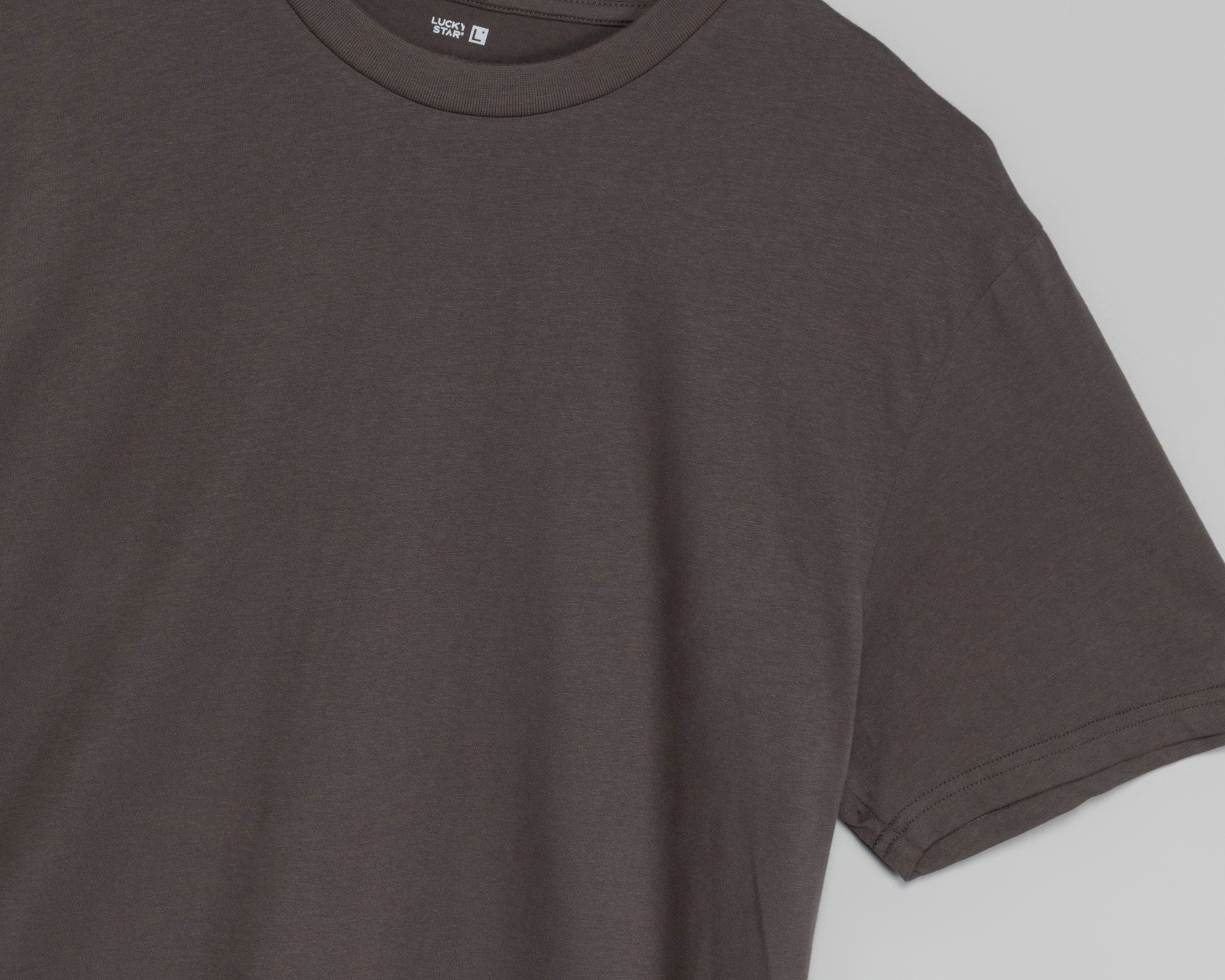 Foto 3 | Foto 3 | Playera de Cuello Redondo Gris Lucky Star para Hombre