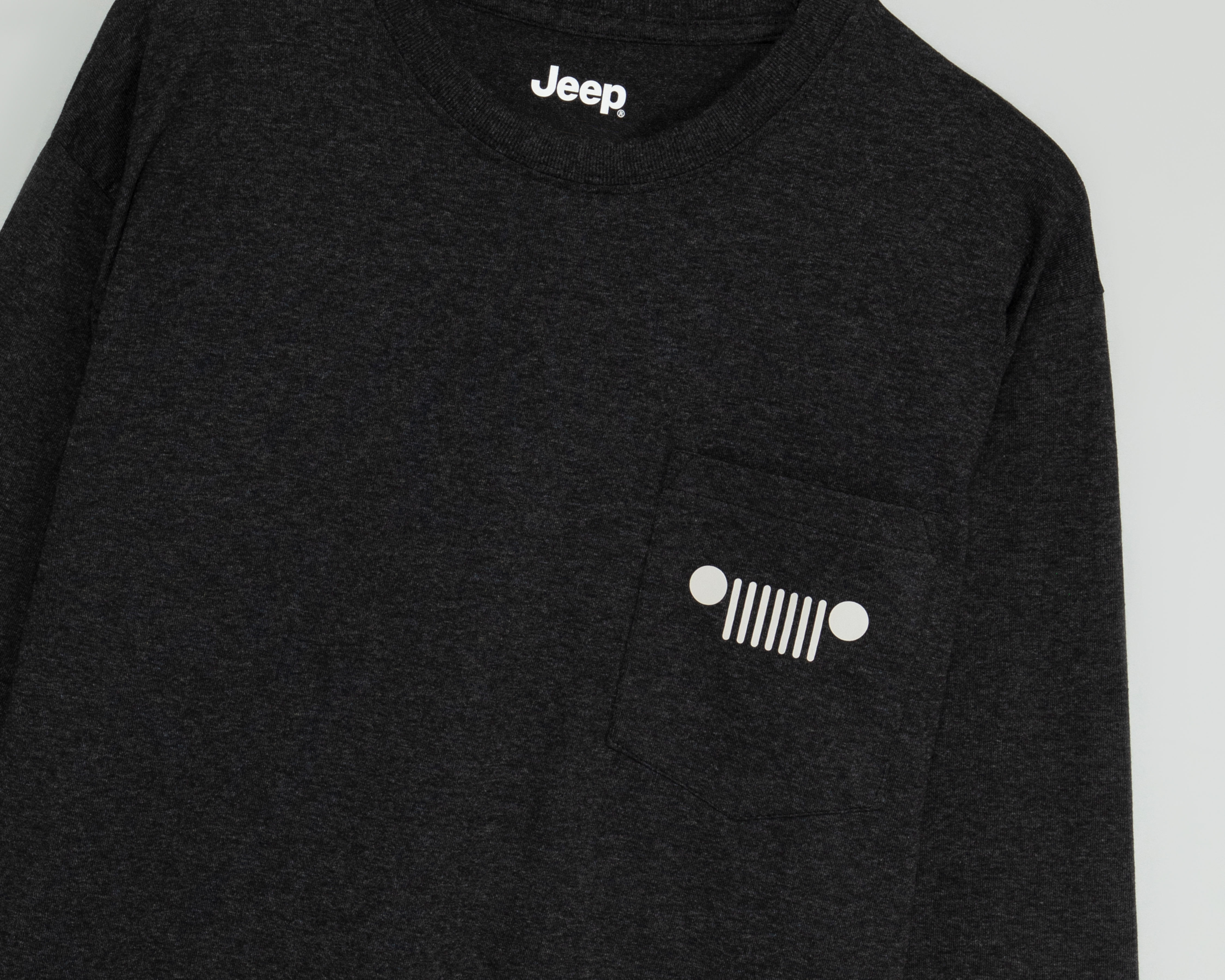 Foto 4 pulgar | Foto 3 | Playera Manga Larga Gris Jeep para Hombre