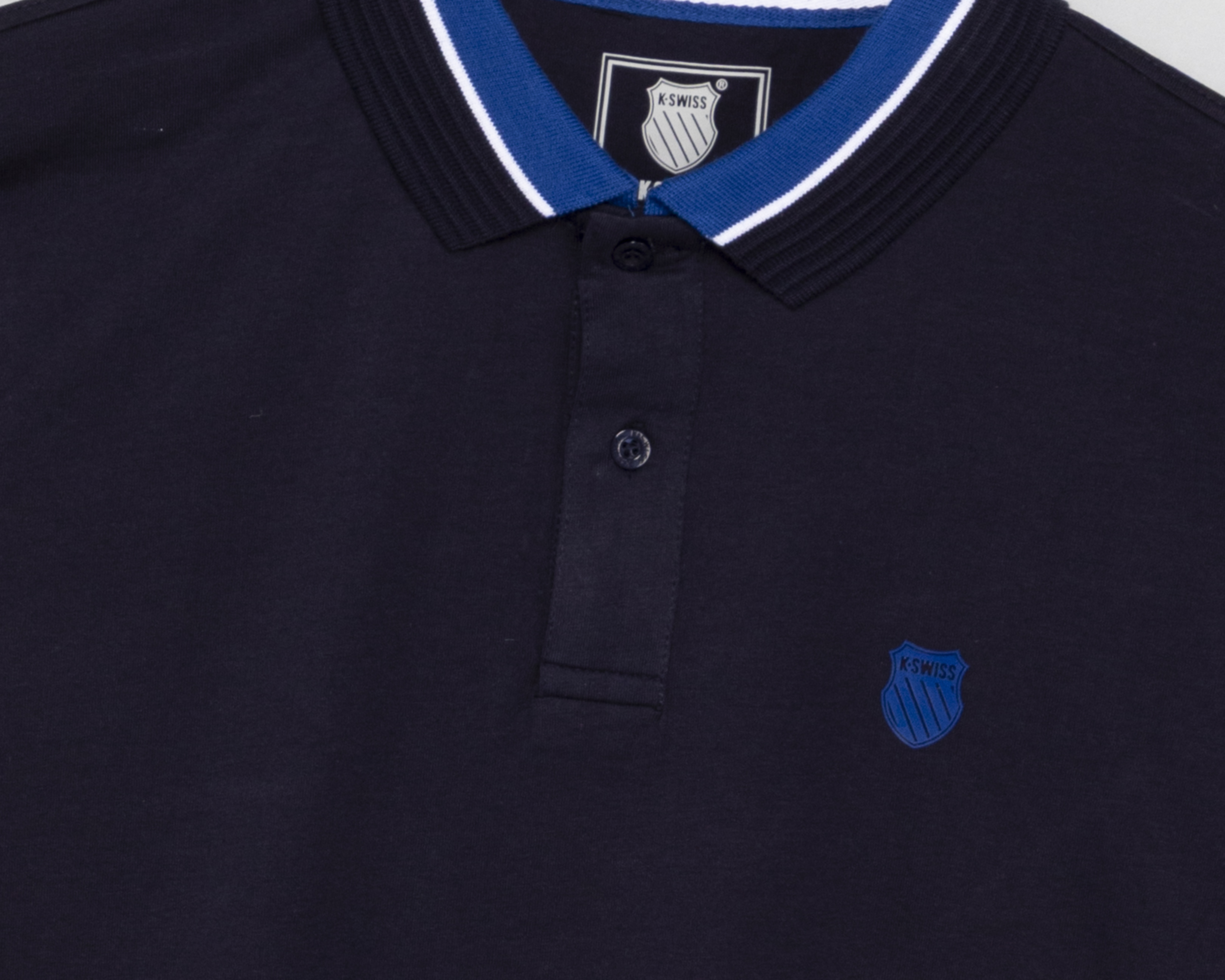 Foto 4 pulgar | Foto 3 | Playera Polo K-Swiss Azul Marino para Hombre