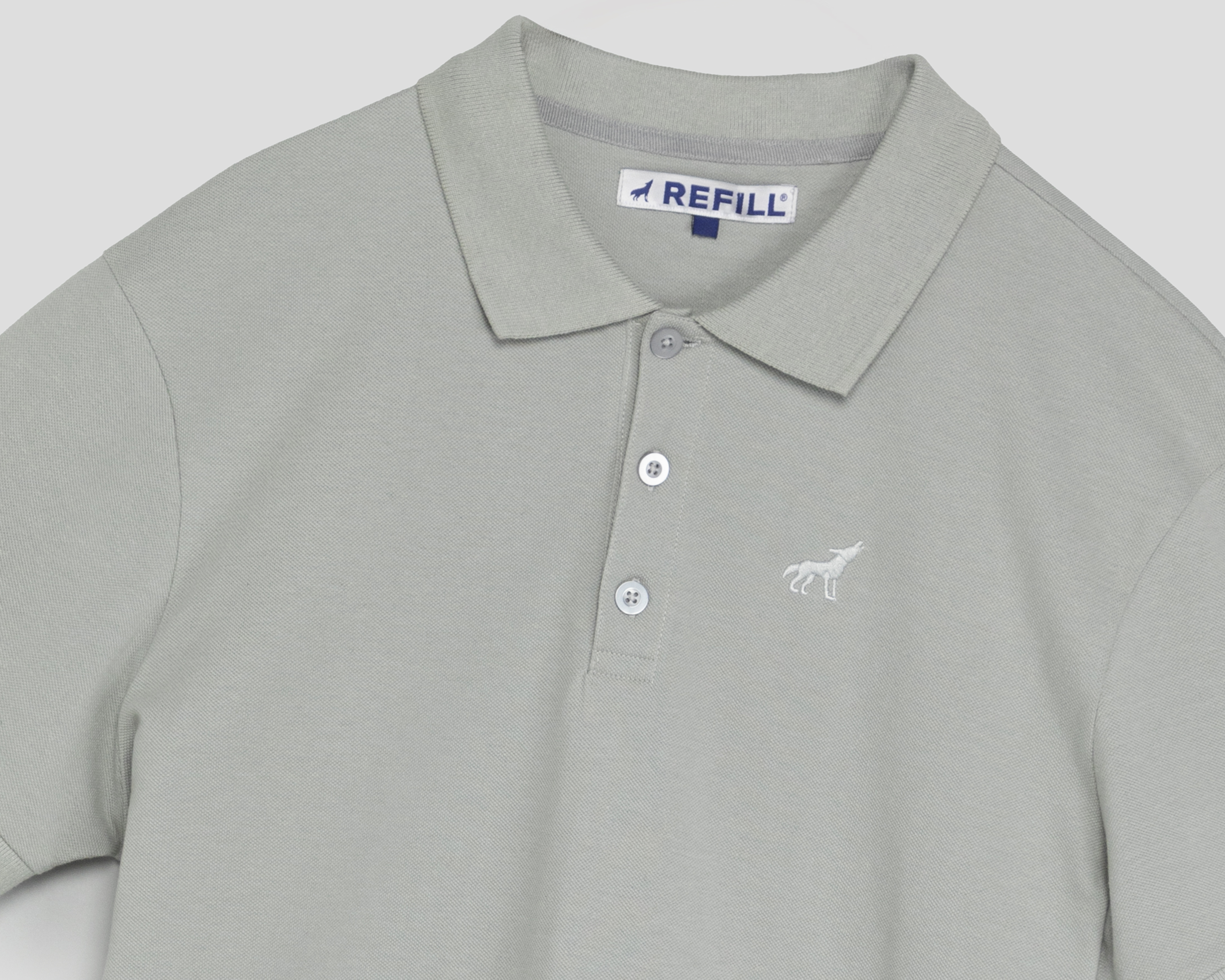 Foto 3 | Foto 3 | Playera Polo Refill Gris para Hombre
