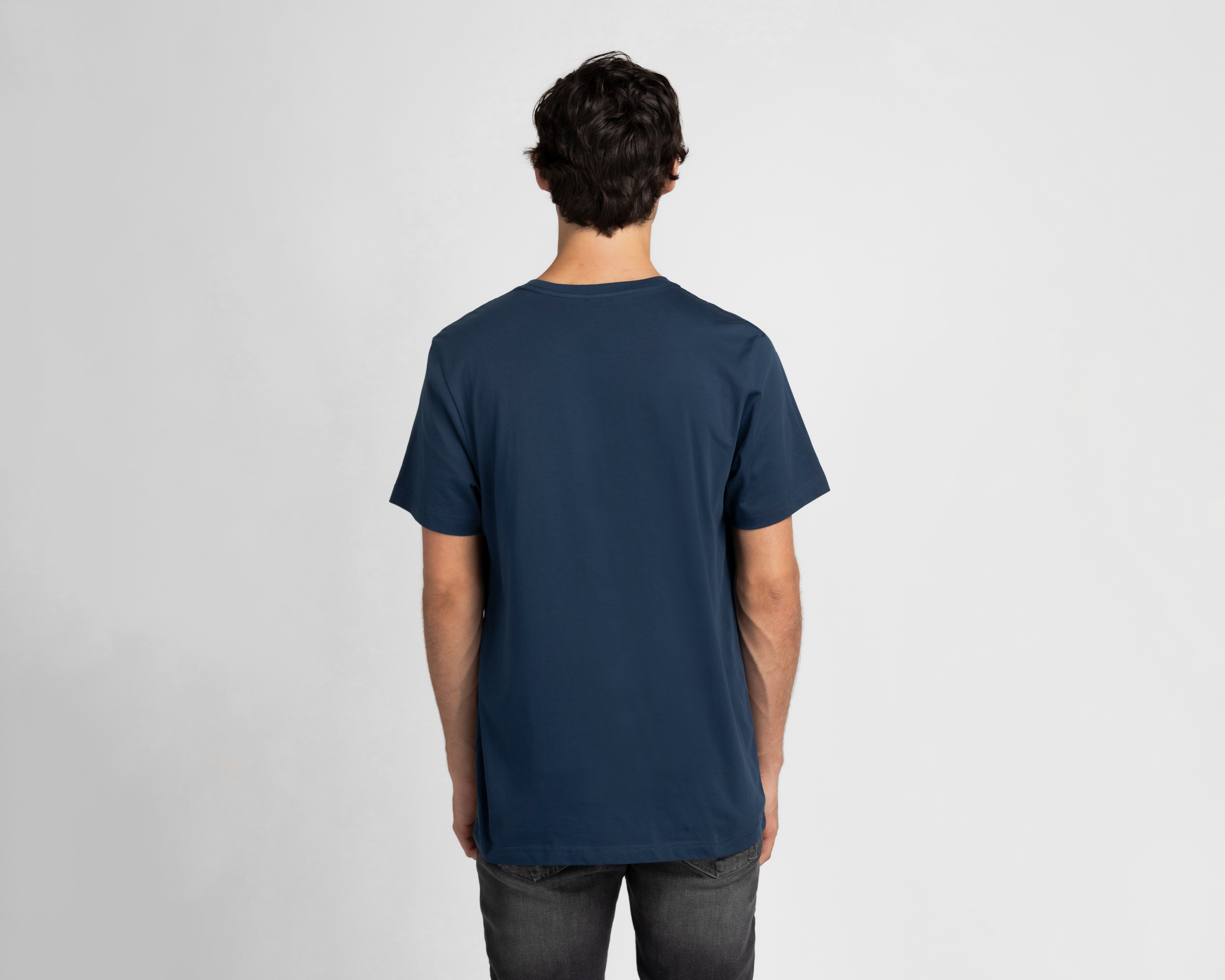 Foto 3 pulgar | Foto 2 | Playera de Cuello Redondo Azul Hurley para Hombre