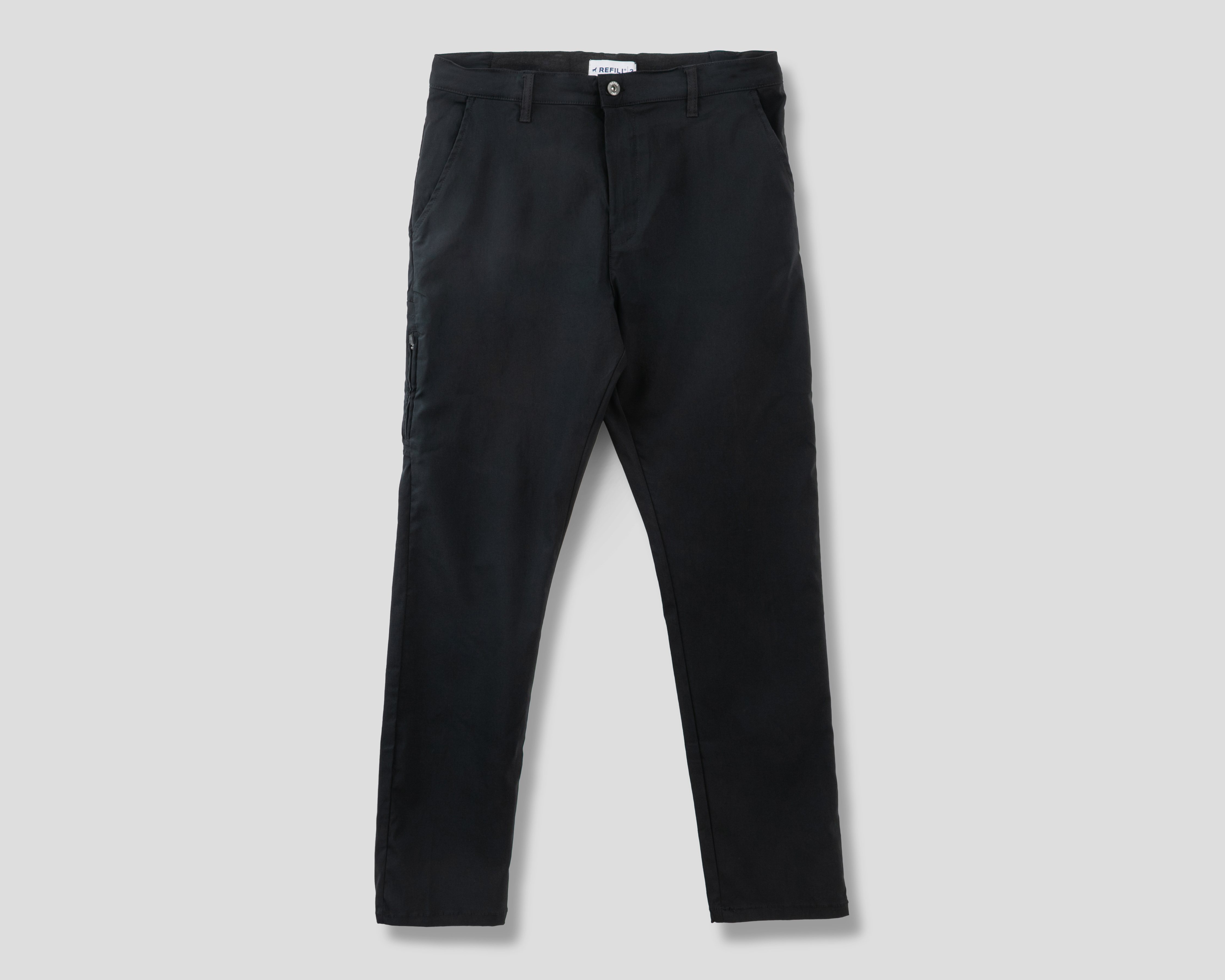 Foto 2 pulgar | Foto 1 | Pantalón Casual Refill Negro para Hombre