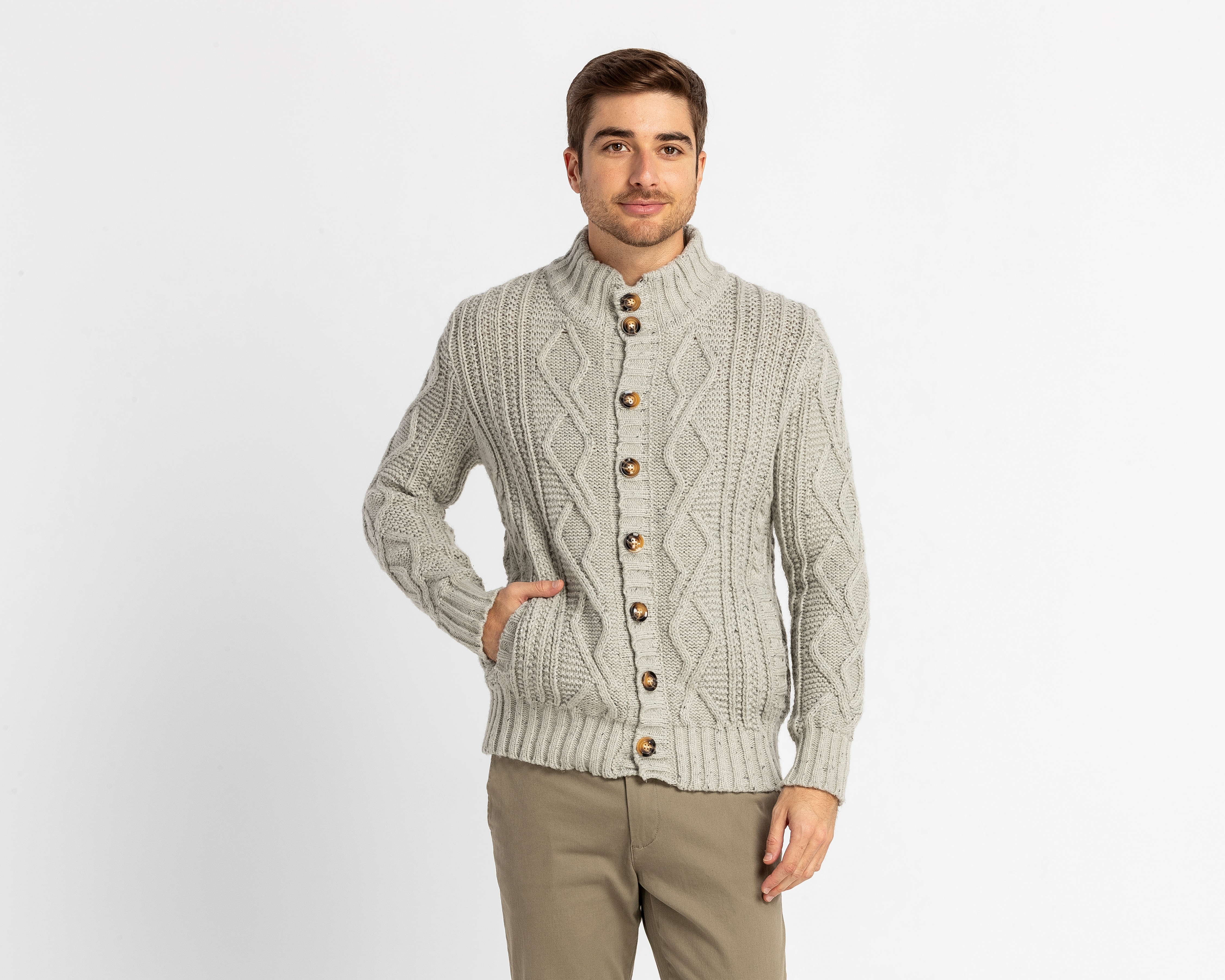 Suéter Cuello Mao Porto Sur para Hombre