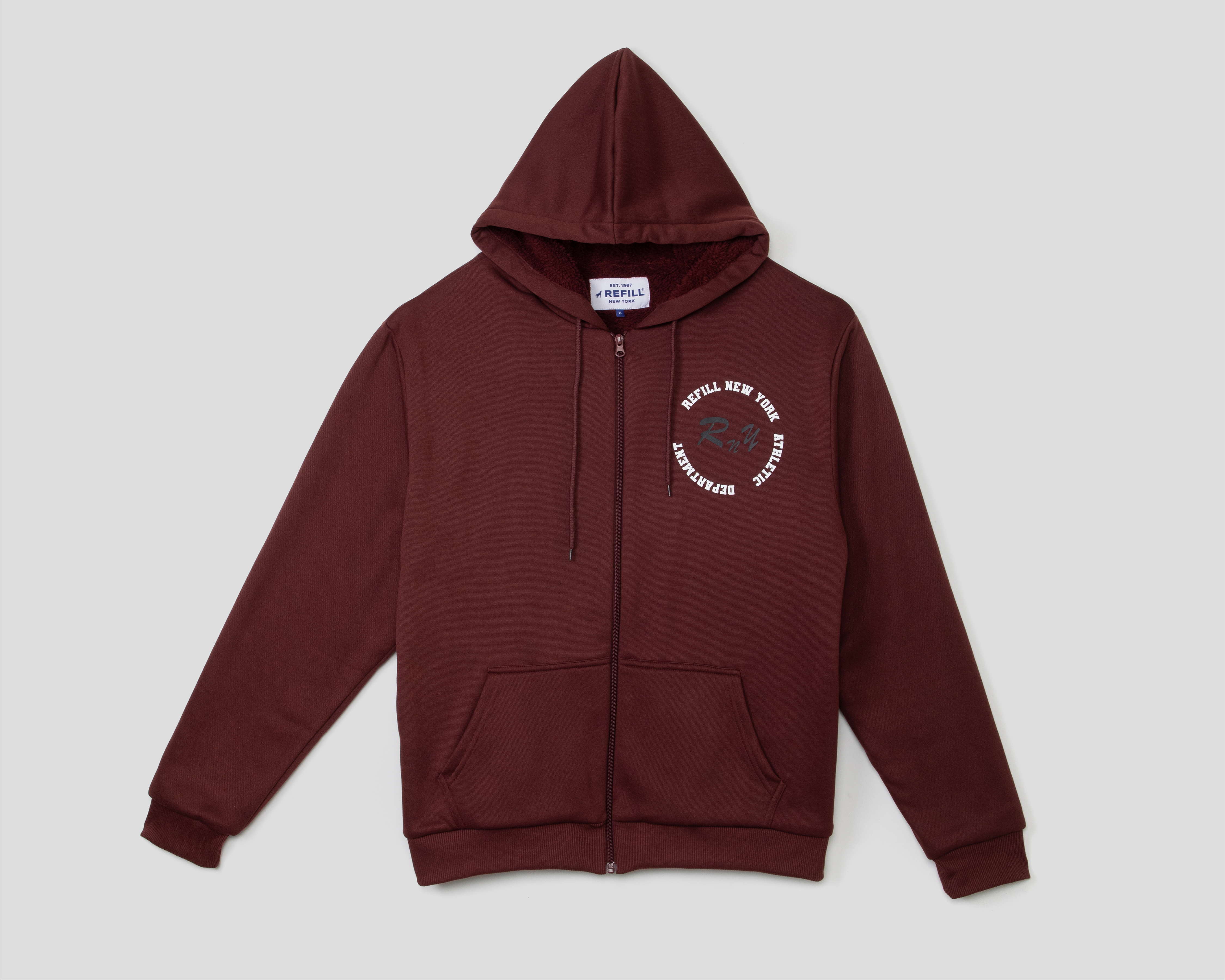 Foto 2 pulgar | Foto 1 | Sudadera con Capucha Refill para Hombre