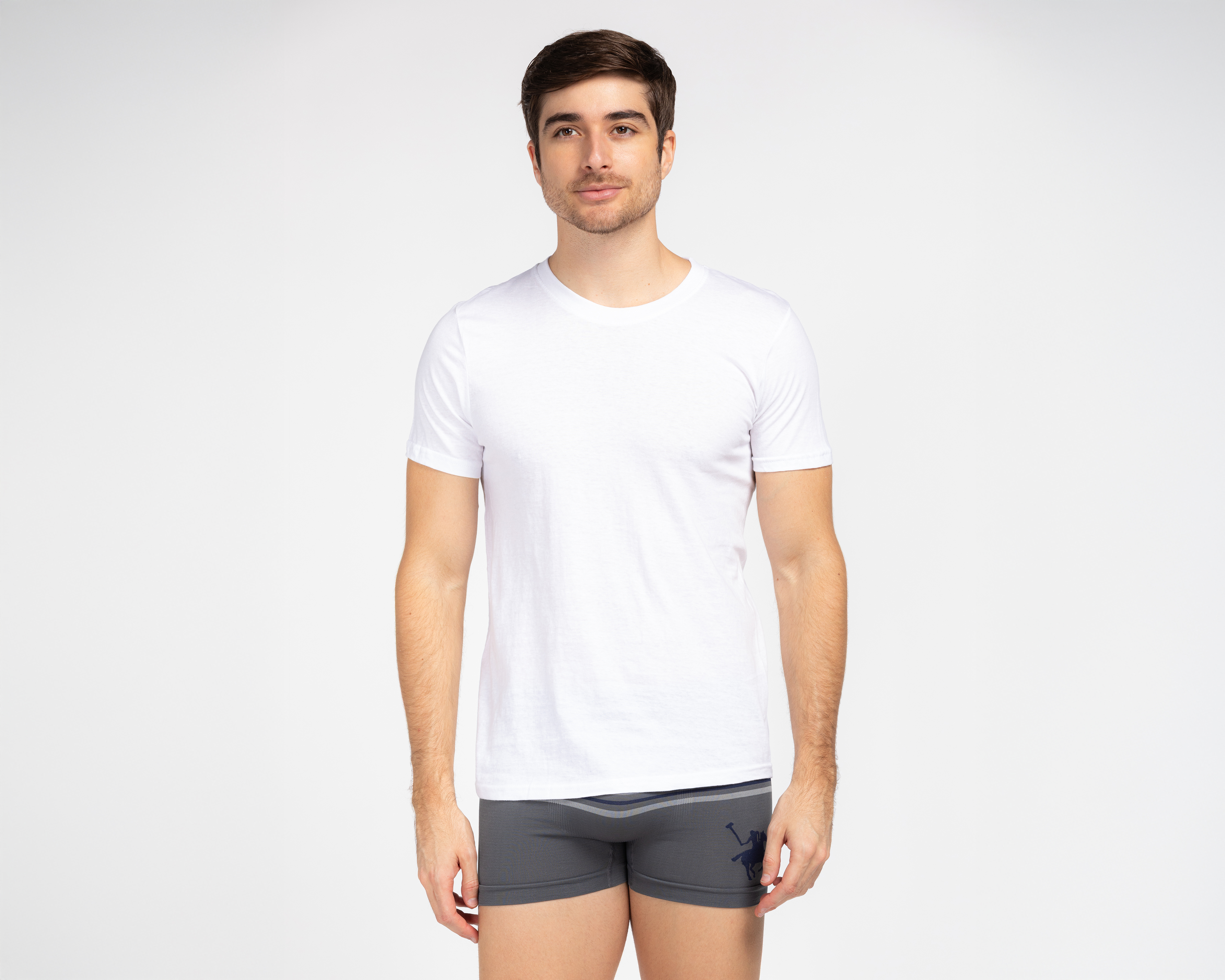 Foto 2 | Foto 2 | Playera Interior Cuello Redondo Polo Union Club para Hombre 4 Piezas