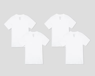 Foto 1 | Foto 1 | Playera Interior Cuello V Polo Union Club para Hombre 4 Piezas