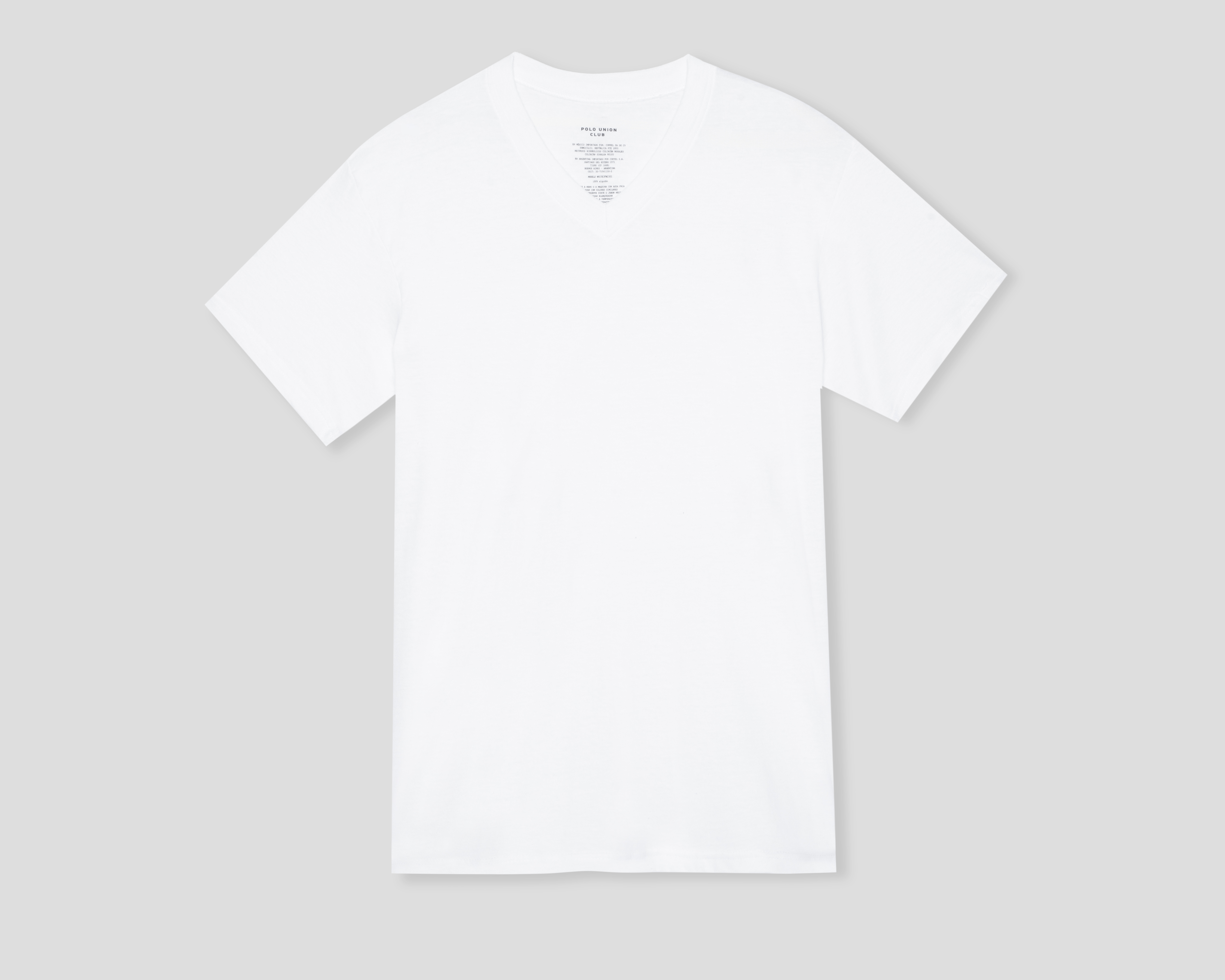 Foto 4 pulgar | Foto 3 | Playera Interior Cuello V Polo Union Club para Hombre 4 Piezas