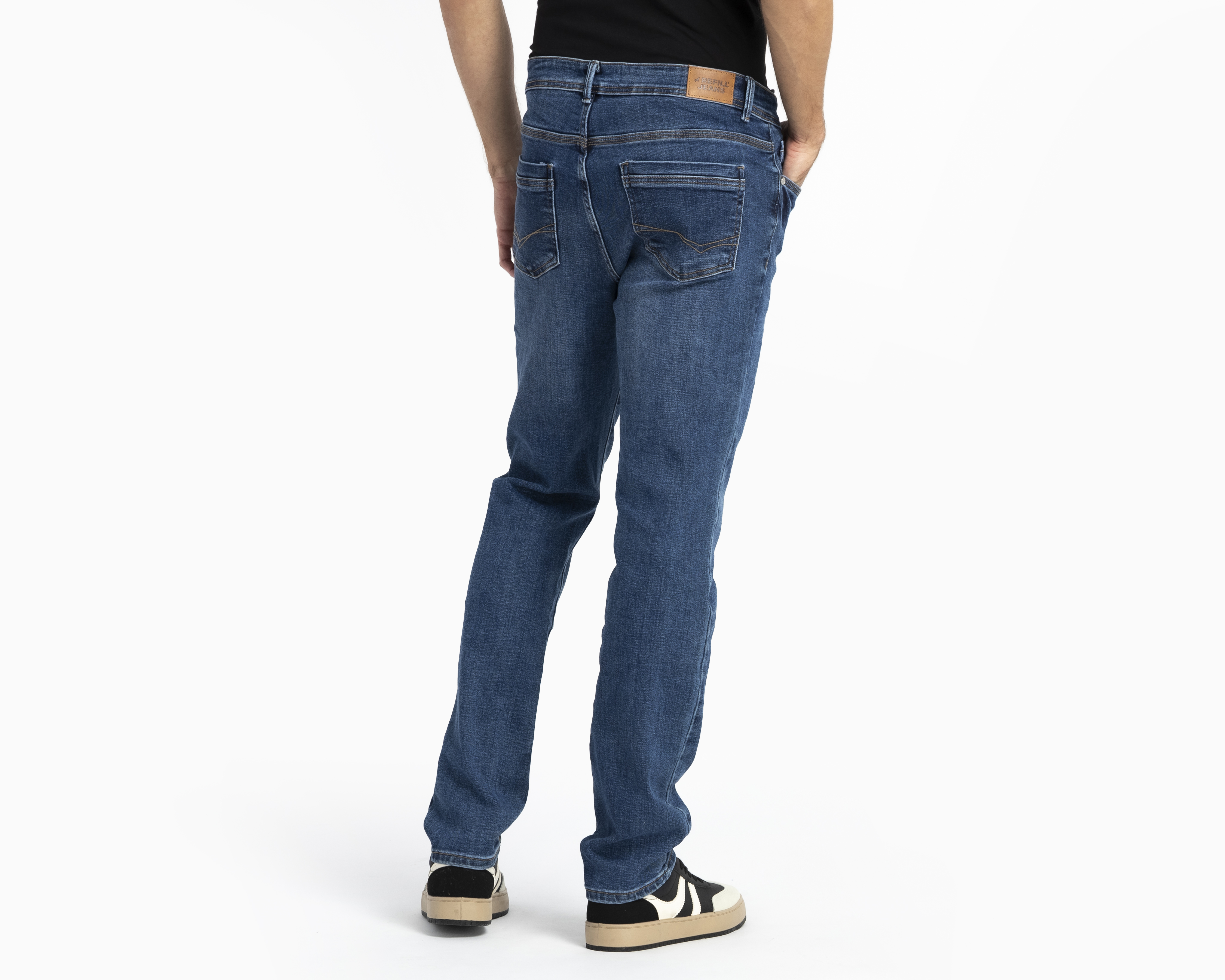 Foto 6 pulgar | Foto 5 | Jeans Slim Refill para Hombre