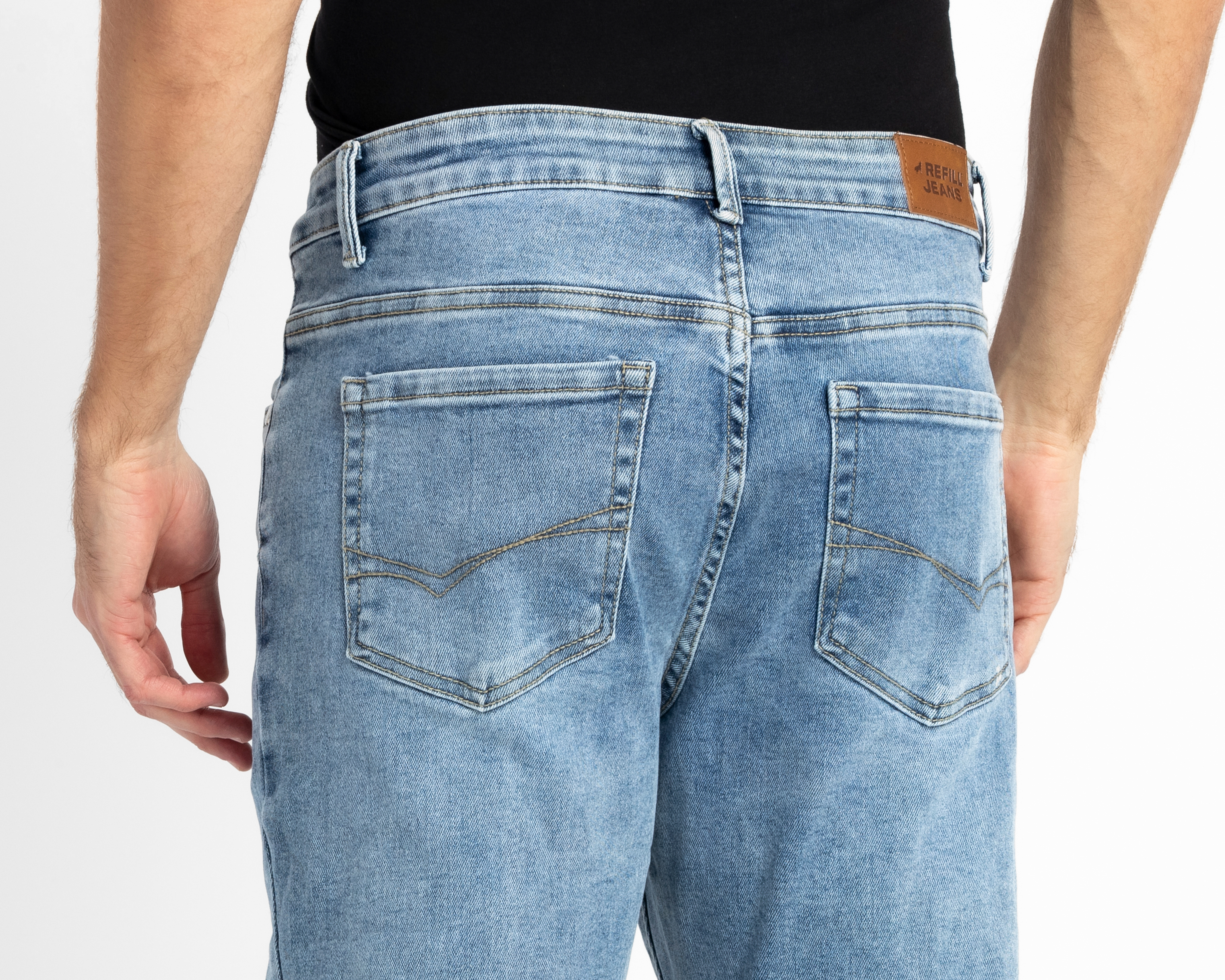 Foto 6 pulgar | Foto 5 | Jeans Recto Refill para Hombre