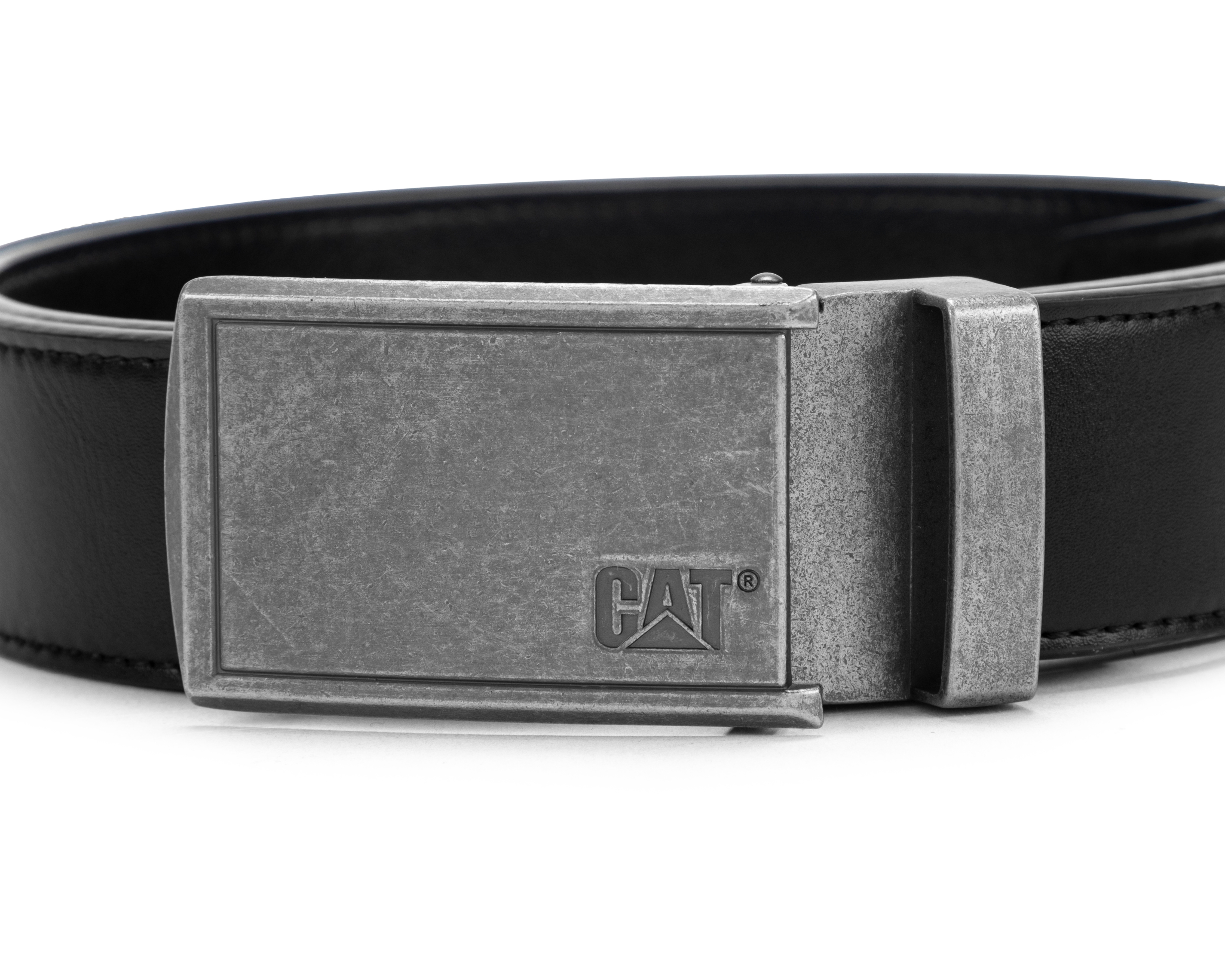 Foto 4 pulgar | Foto 3 | Cinturón de Piel para Hombre CAT Negro
