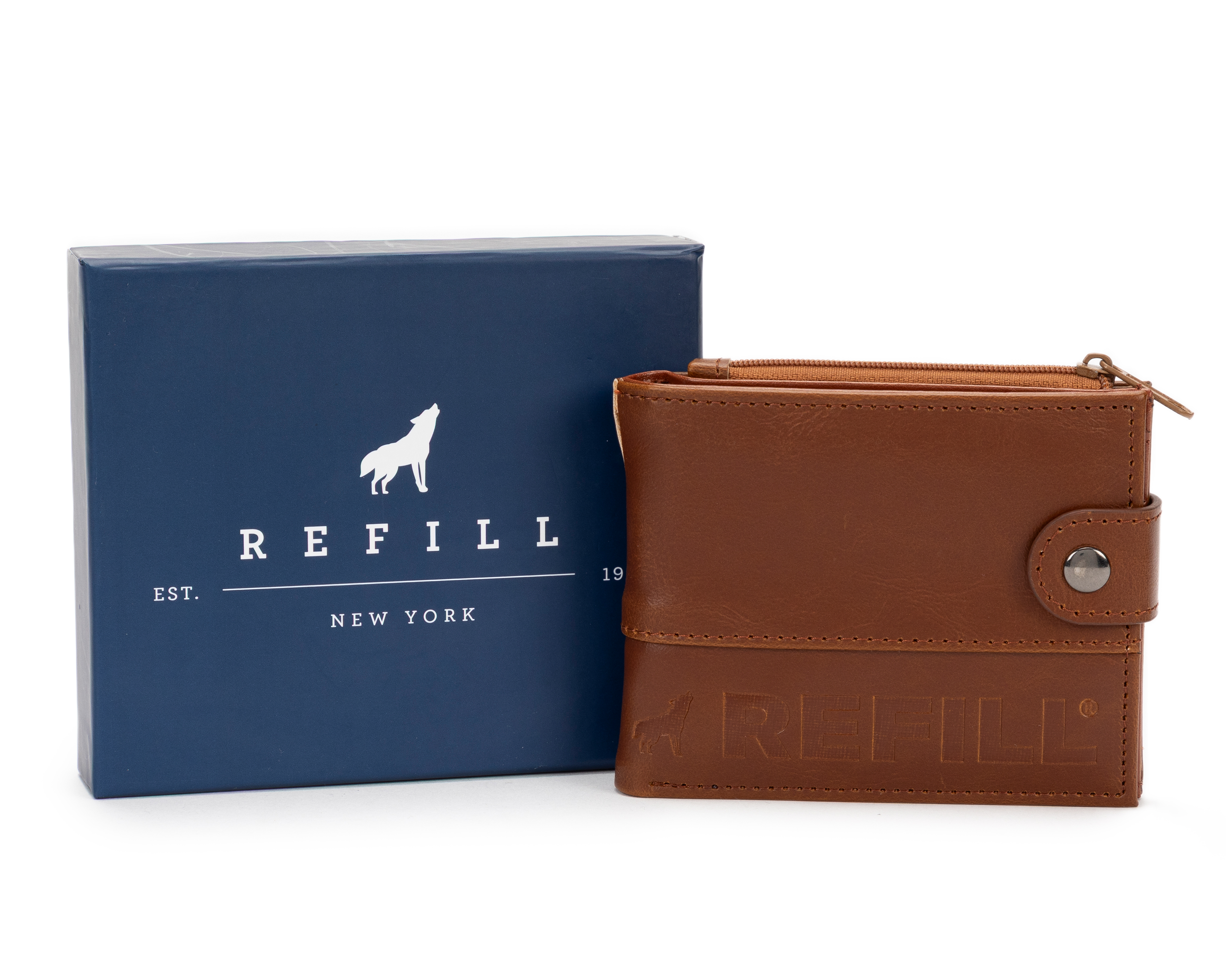 Cartera para Hombre Refill Café