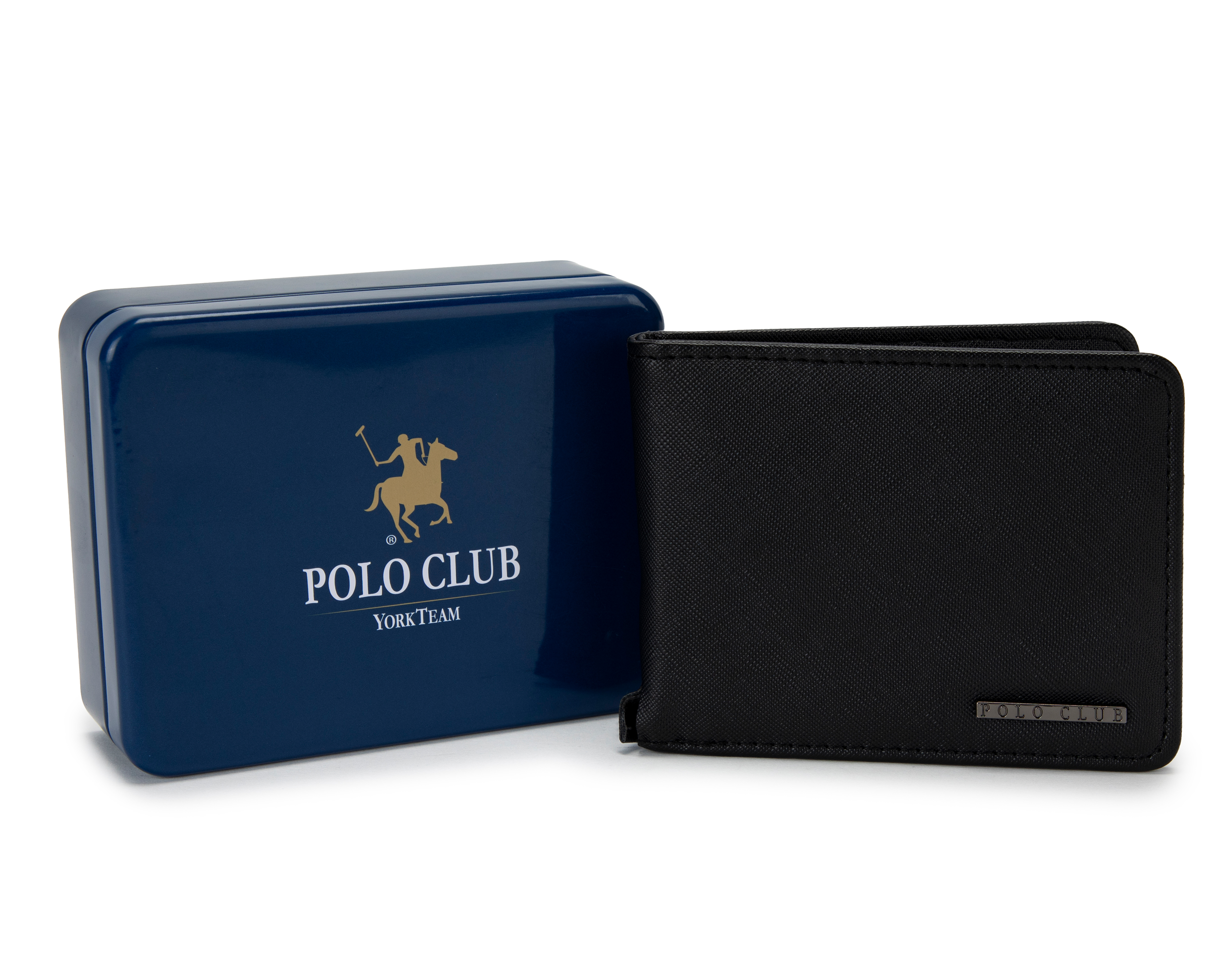 Foto 2 pulgar | Foto 1 | Cartera para Hombre York Team Polo Club Negra