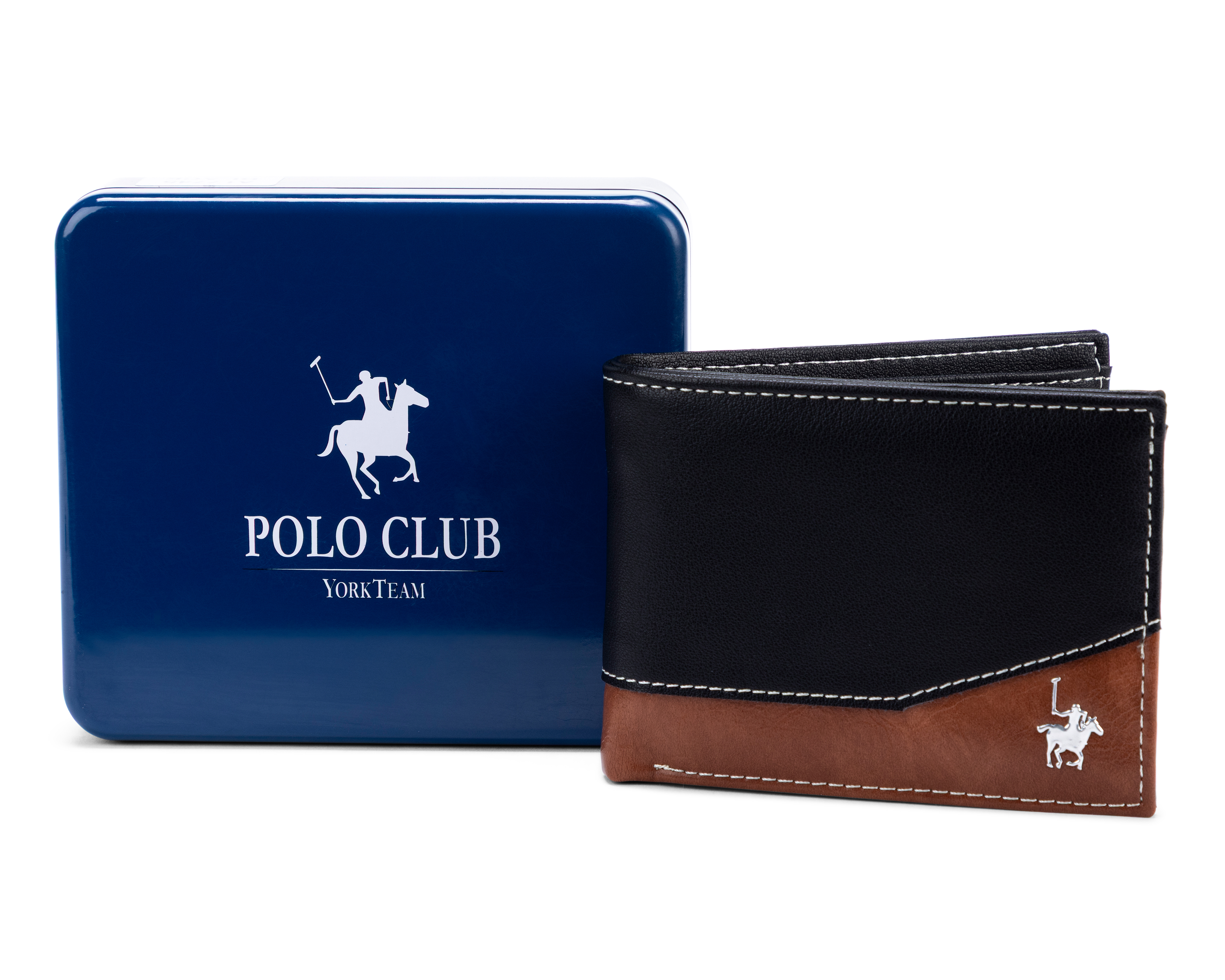 Cartera para Hombre York Team Polo Club Negra