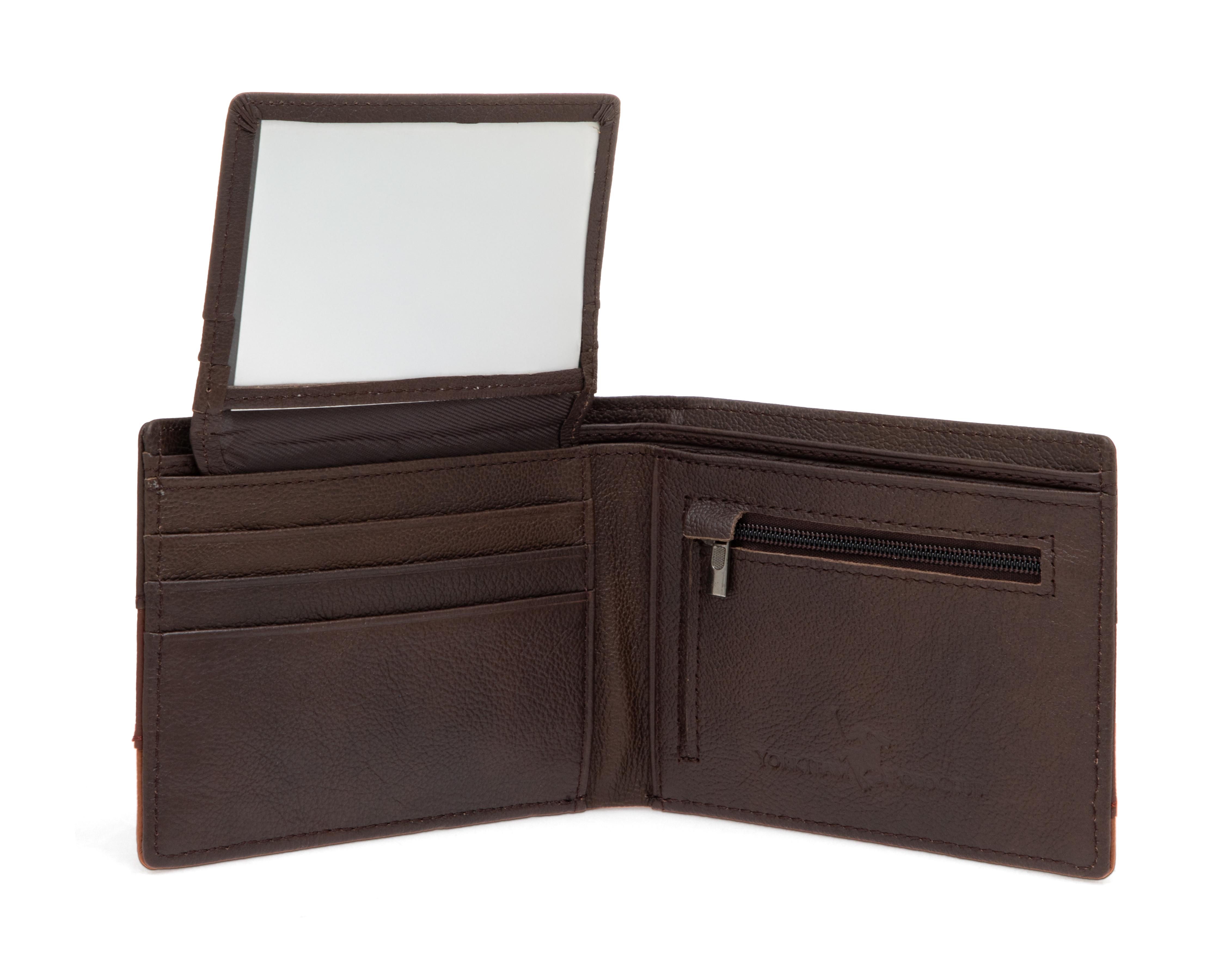 Foto 7 pulgar | Foto 6 | Cartera de Piel para Hombre York Team Polo Club Café